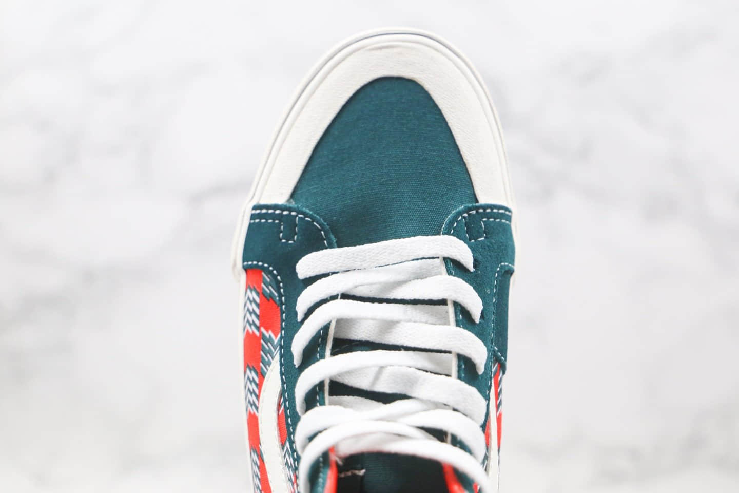 万斯VANS Sk8-Hi 138 Decon SF SURF公司级版本高帮冲敏感内容系列红绿箭头麂皮拼接帆布鞋原盒原标原楦头纸板打造 货号:VN0A3MV122N
