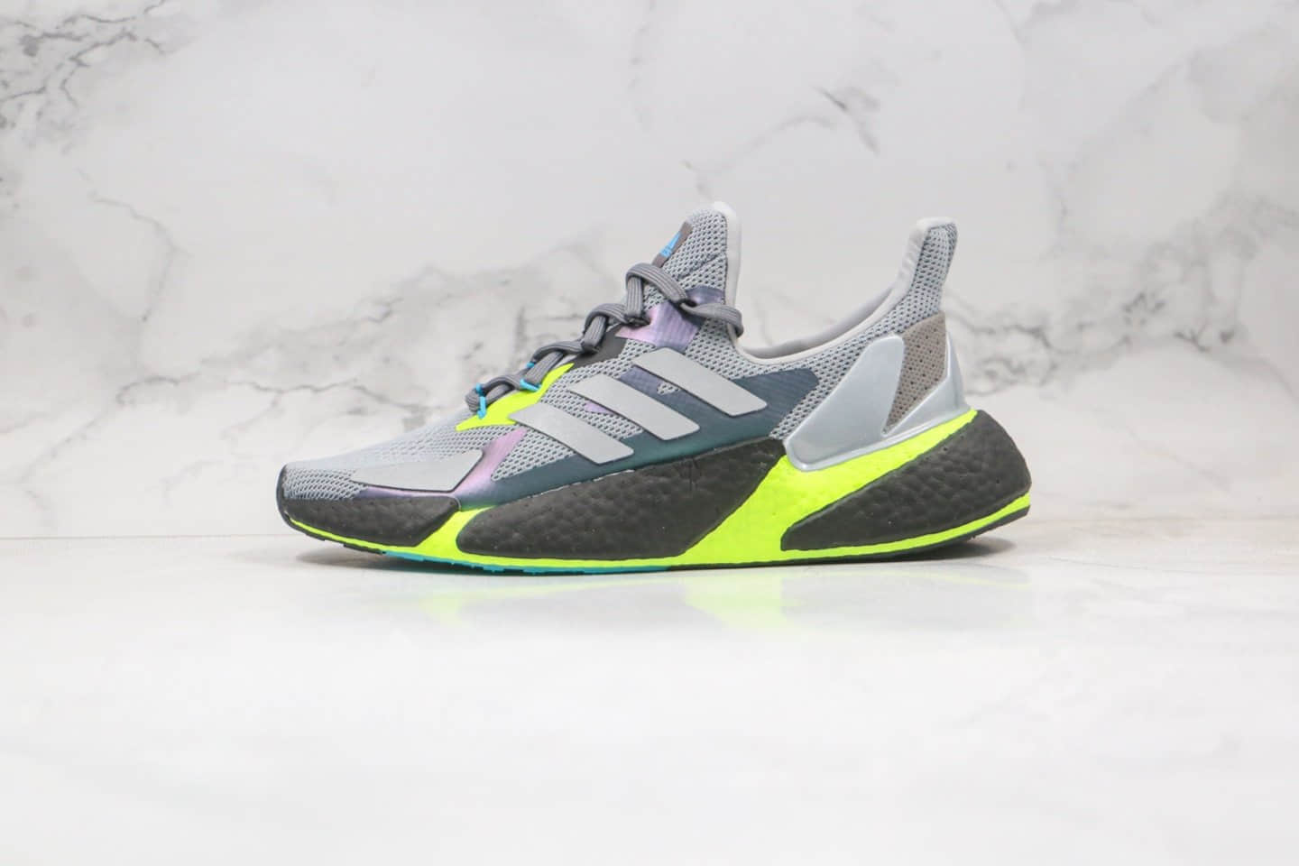 阿迪达斯Adidas X9000L4 BOOST纯原版本爆米花跑鞋X9000L4灰绿色原档案数据开发 (ID:53043) - 图片1