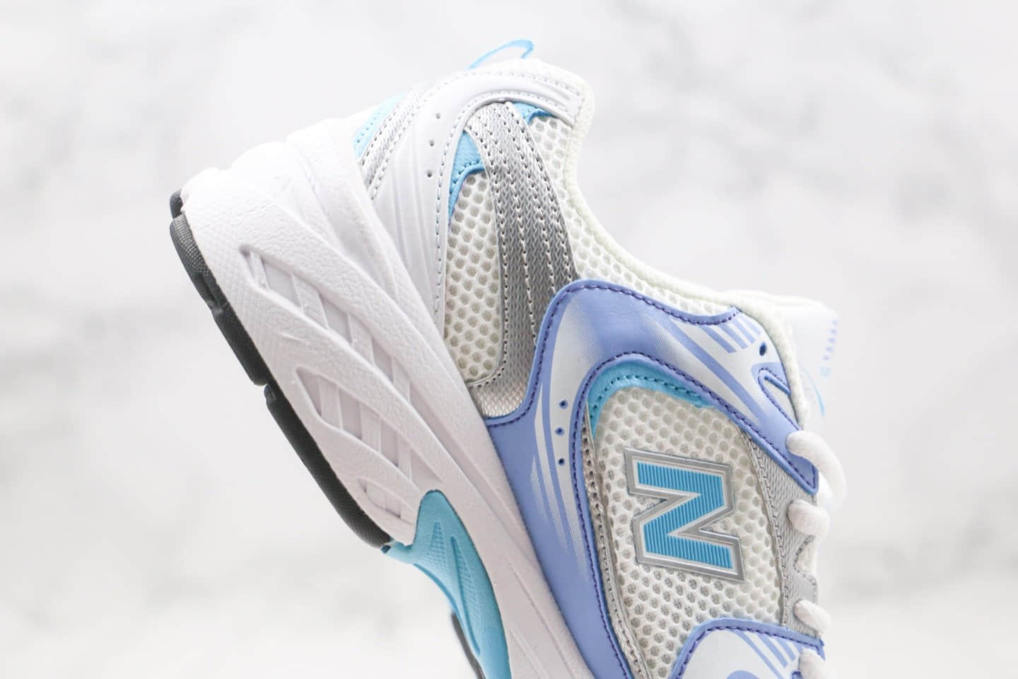 新百伦New Balance 530纯原版本复古慢跑鞋NB530白浅蓝色原盒原标原档案数据开发 货号:MR530CC1