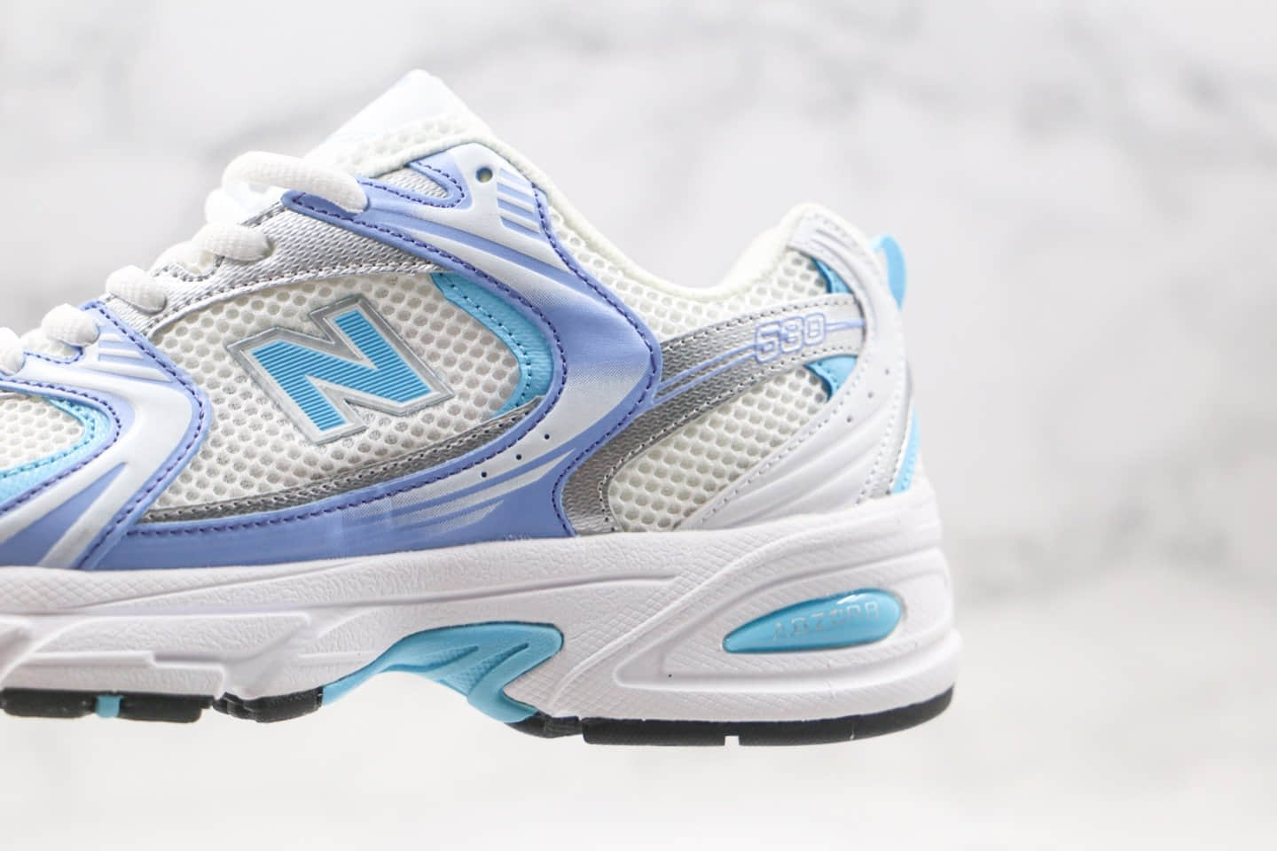 新百伦New Balance 530纯原版本复古慢跑鞋NB530白浅蓝色原盒原标原档案数据开发 货号:MR530CC1