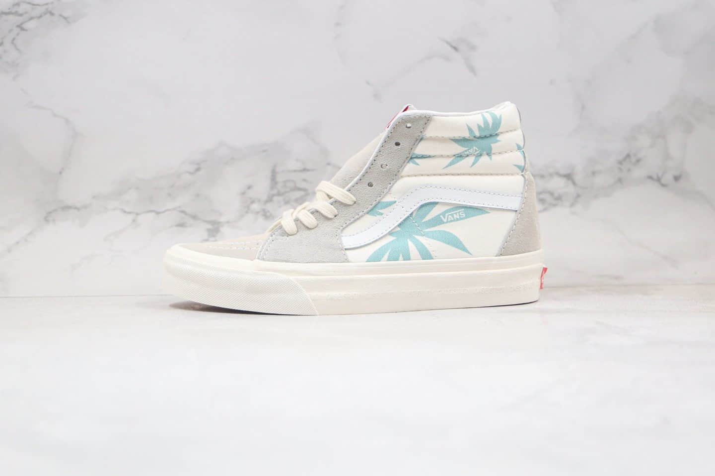万斯Modernica x Vans Vault Sk8-Hi公司级版本联名高帮板鞋枫叶米白蓝色原档案数据开发 (ID:53694) - 图片1