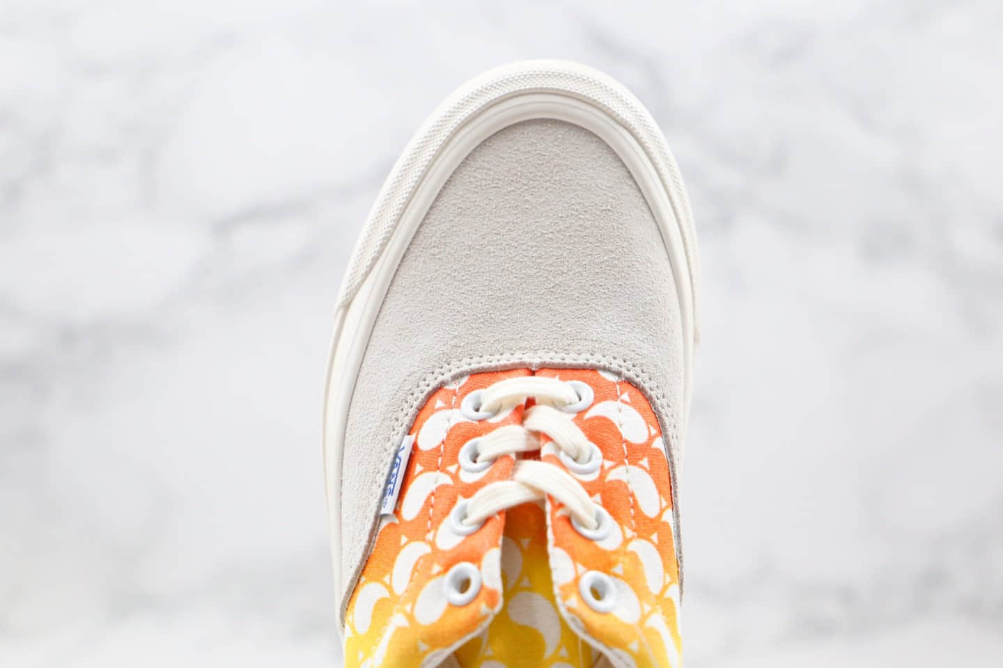 万斯Free & Easy x Vans OG Era LX公司级版本冲敏感内容系列低帮板鞋加州海岸渐变蓝橙色原盒原标