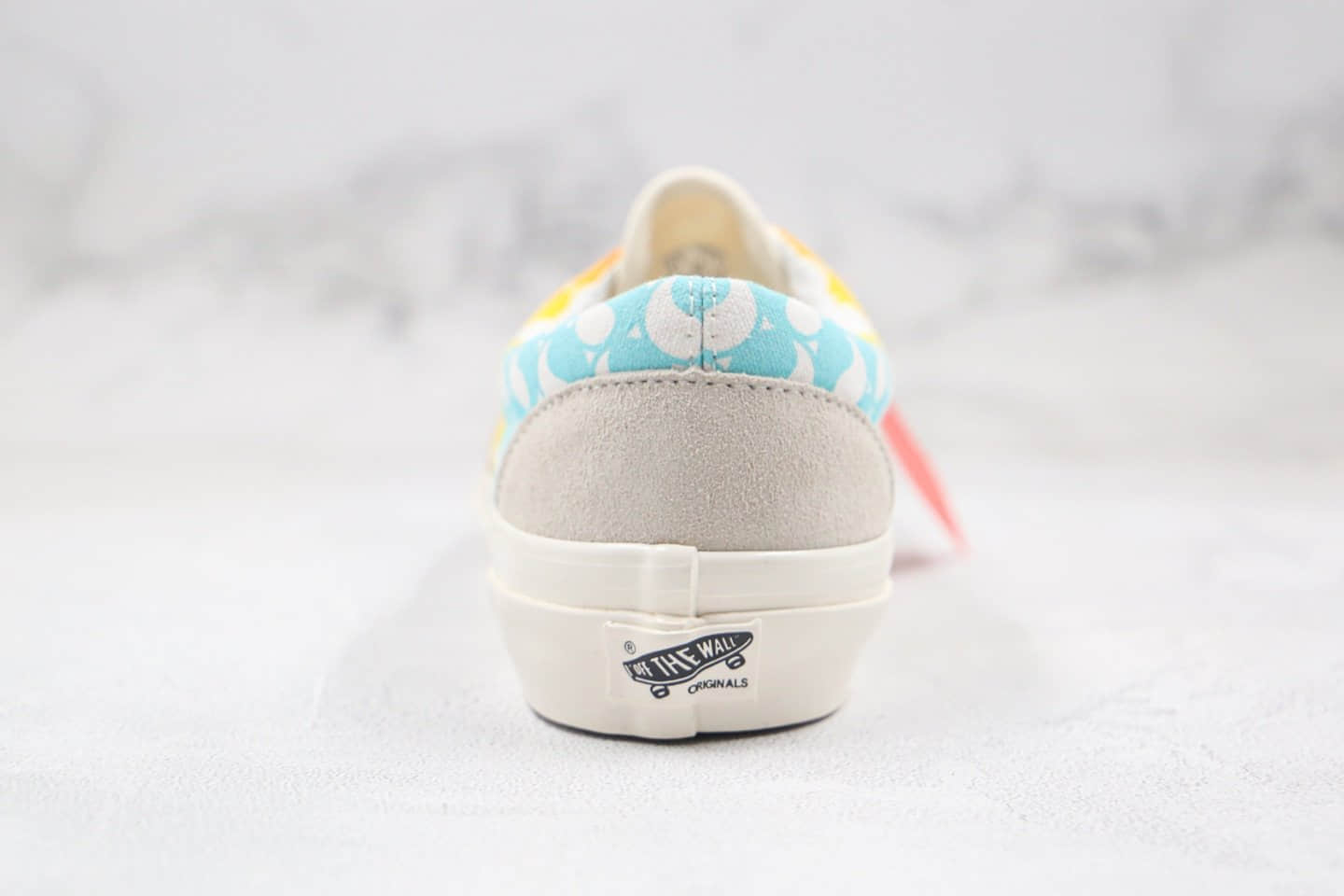 万斯Free & Easy x Vans OG Era LX公司级版本冲敏感内容系列低帮板鞋加州海岸渐变蓝橙色原盒原标