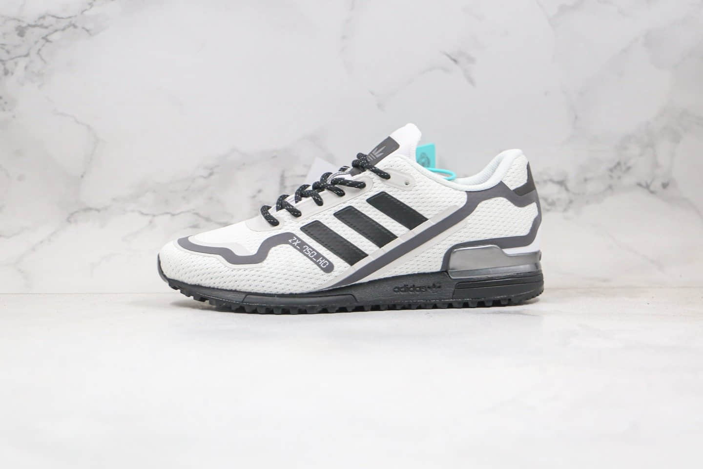 阿迪达斯Adidas Originals ZX750 HD White Volt纯原版本三叶草ZX750系列白绿黑色原盒原标 (ID:53894) - 图片1