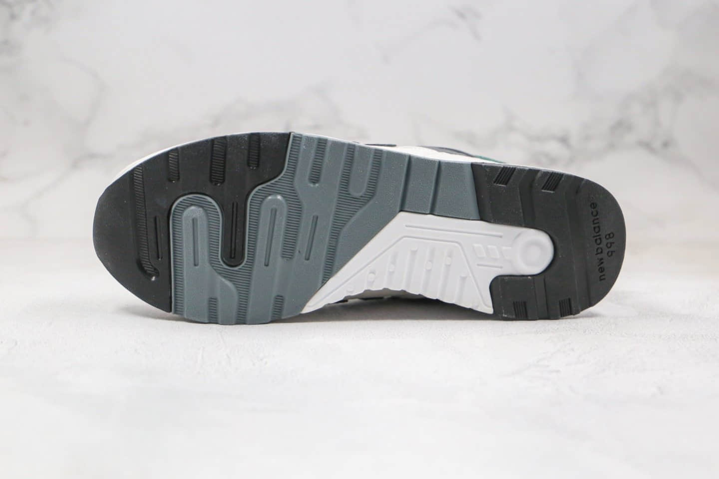 新百伦New Balance 998纯原版本复古慢跑鞋NB998白绿色原盒原标原档案数据开发 货号:M998XAD