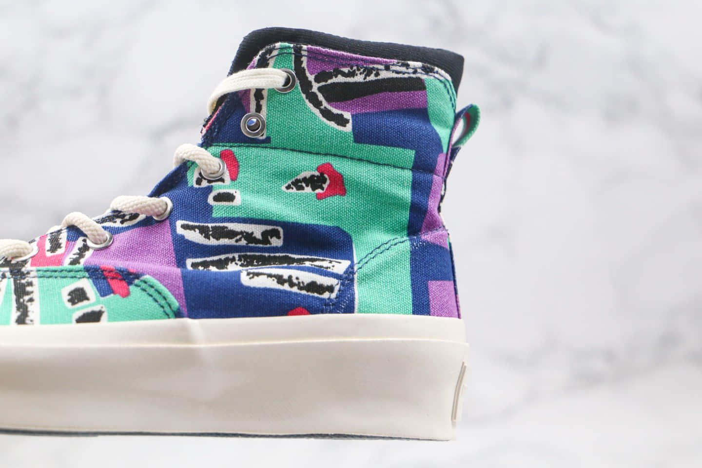 匡威Converse x FOG Essentials Skid grop联名款纯原版本高帮FOG涂鸦硫化板鞋原鞋开模一比一打造 货号:169888C