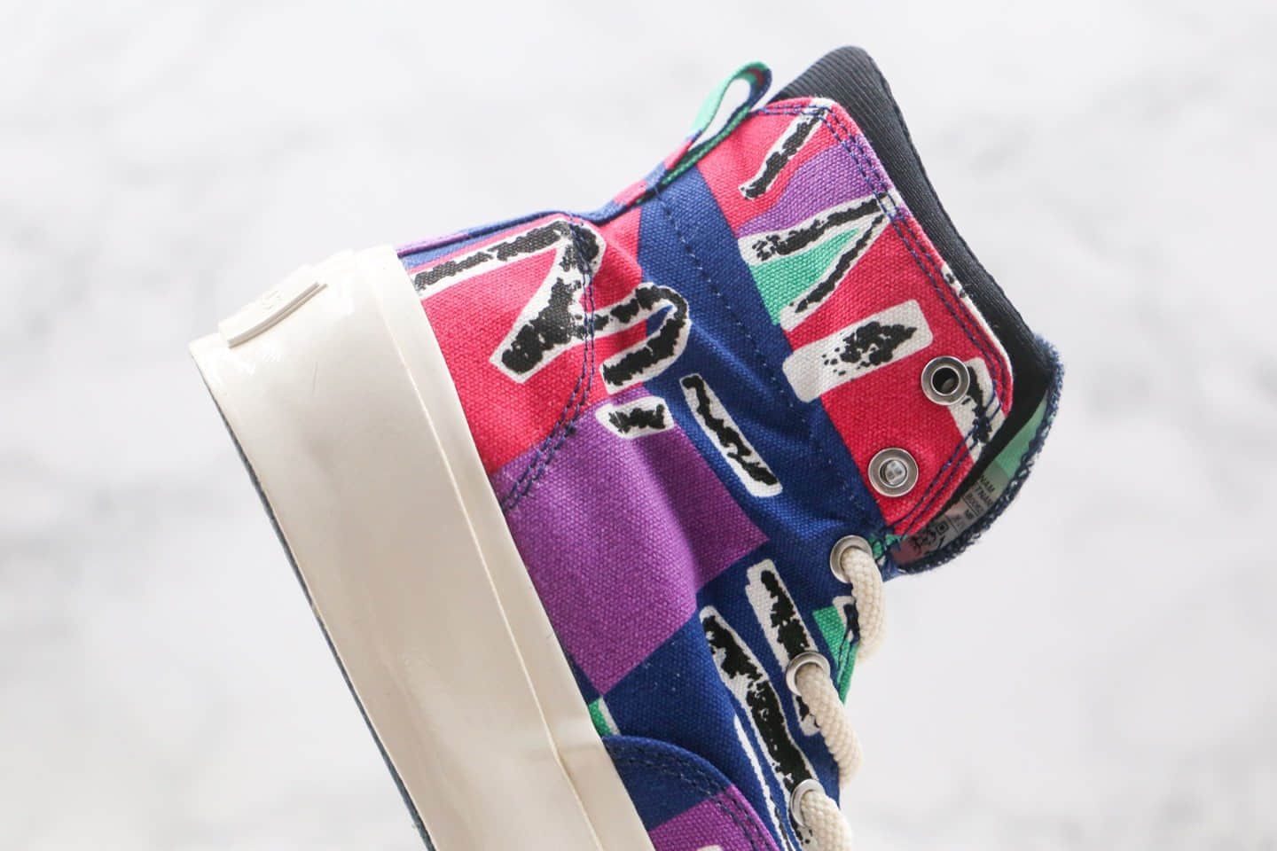 匡威Converse x FOG Essentials Skid grop联名款纯原版本高帮FOG涂鸦硫化板鞋原鞋开模一比一打造 货号:169888C