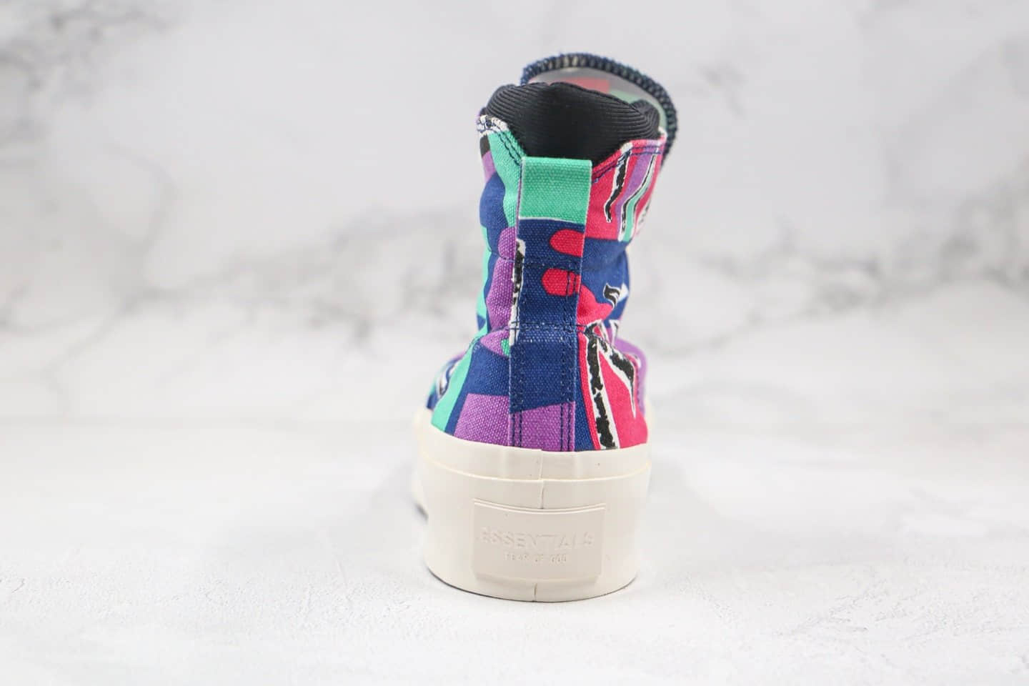 匡威Converse x FOG Essentials Skid grop联名款纯原版本高帮FOG涂鸦硫化板鞋原鞋开模一比一打造 货号:169888C