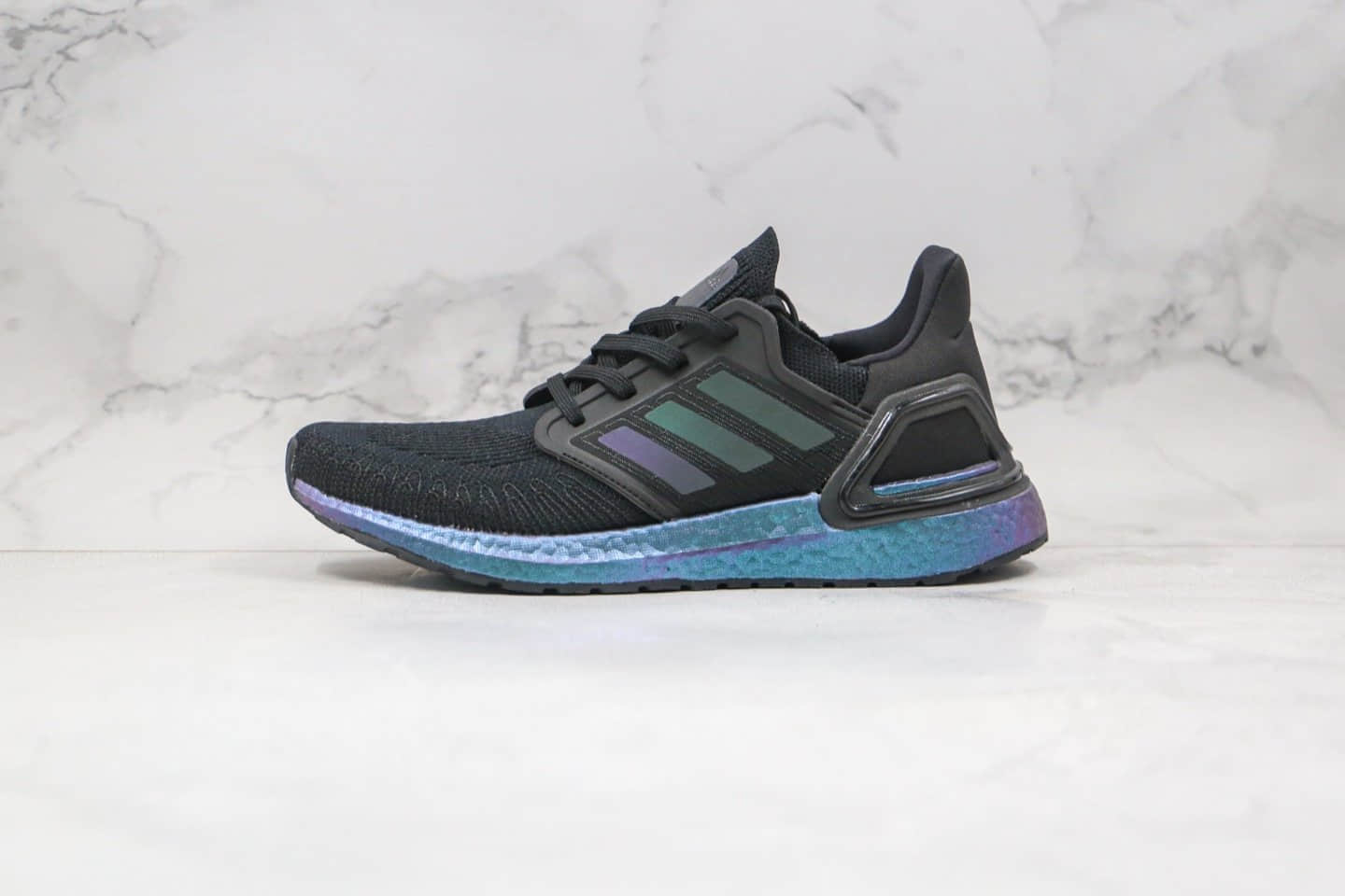 阿迪达斯Adidas Ultra Boost 20 Consortium纯原版本爆米花跑鞋UB系列黑镭射原鞋开模一比一打造 (ID:54536) - 图片1