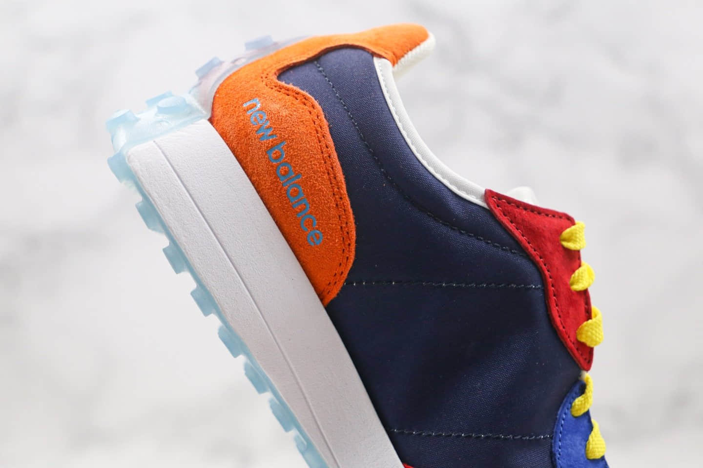 新百伦New Balance 327公司级版本复古慢跑鞋NB327彩虹色原鞋开模正确鞋面材质 货号:MS327B敏感内容