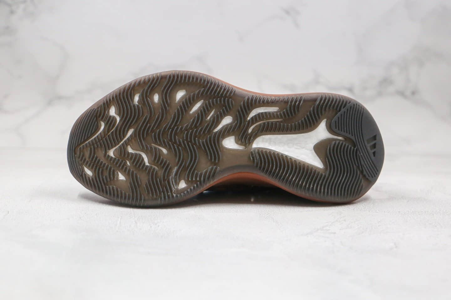 阿迪达斯Adidas Yeezy 380 Boost纯原版本侃爷同款椰子380蓝棕色爆米花跑鞋 货号:FZ4986