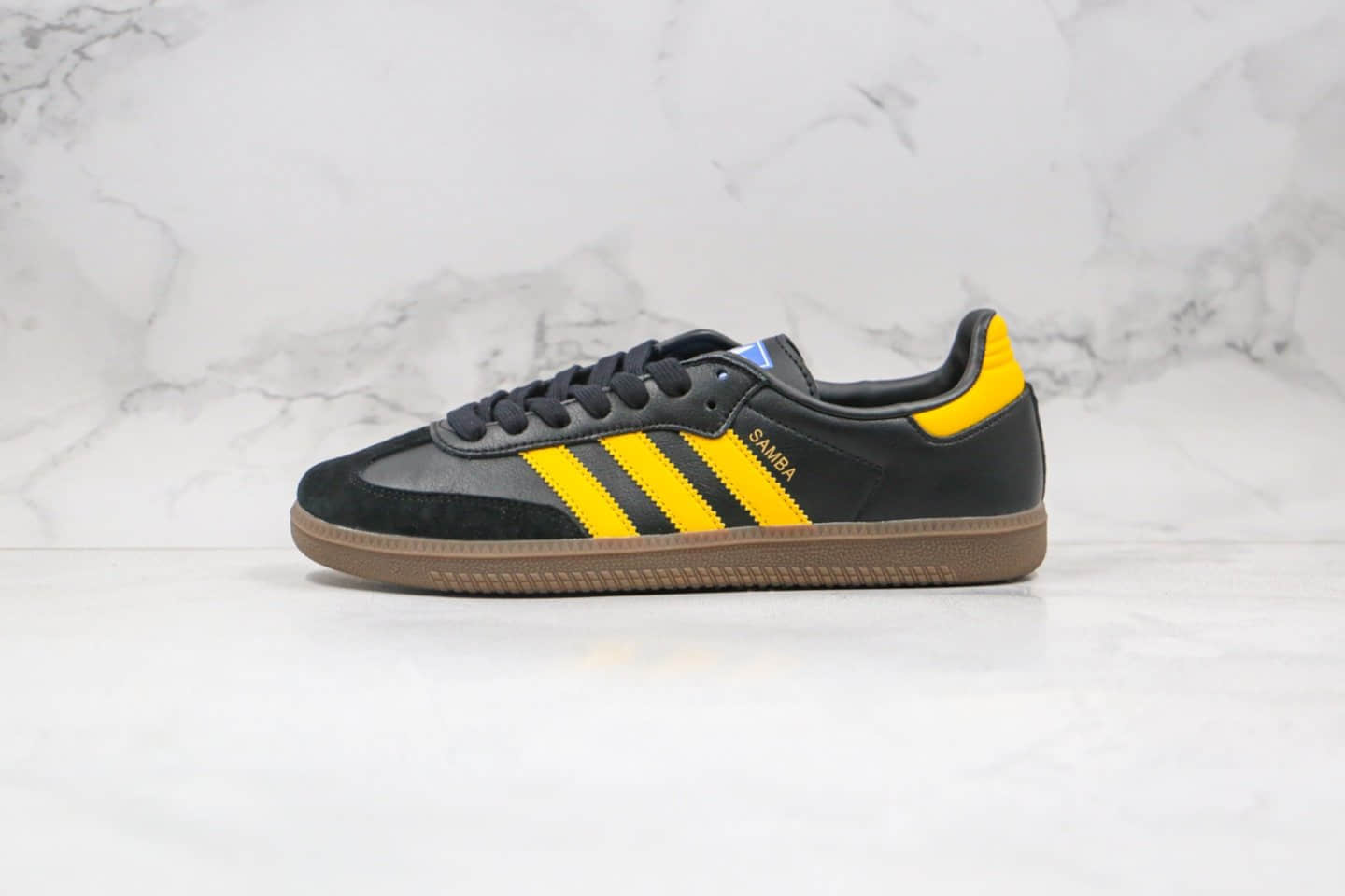 阿迪达斯Adidas Samba OG FT纯原版本桑巴系列黑敏感内容慢跑鞋原楦头纸板打造 (ID:55092) - 图片1