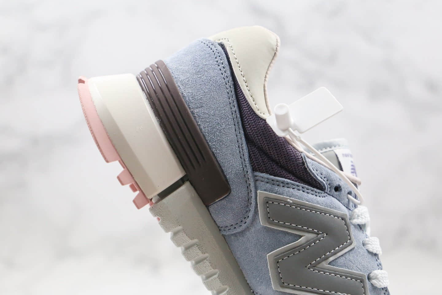 新百伦New Balance 1300纯原版本复古慢跑鞋NB1300蓝粉色原楦头纸板打造 货号:MS1300KI