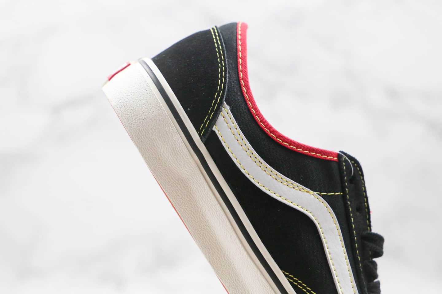 万斯Vans Style 36公司级版本低帮运动冲敏感内容系列红色鞋口低帮帆布鞋原楦头纸板打造