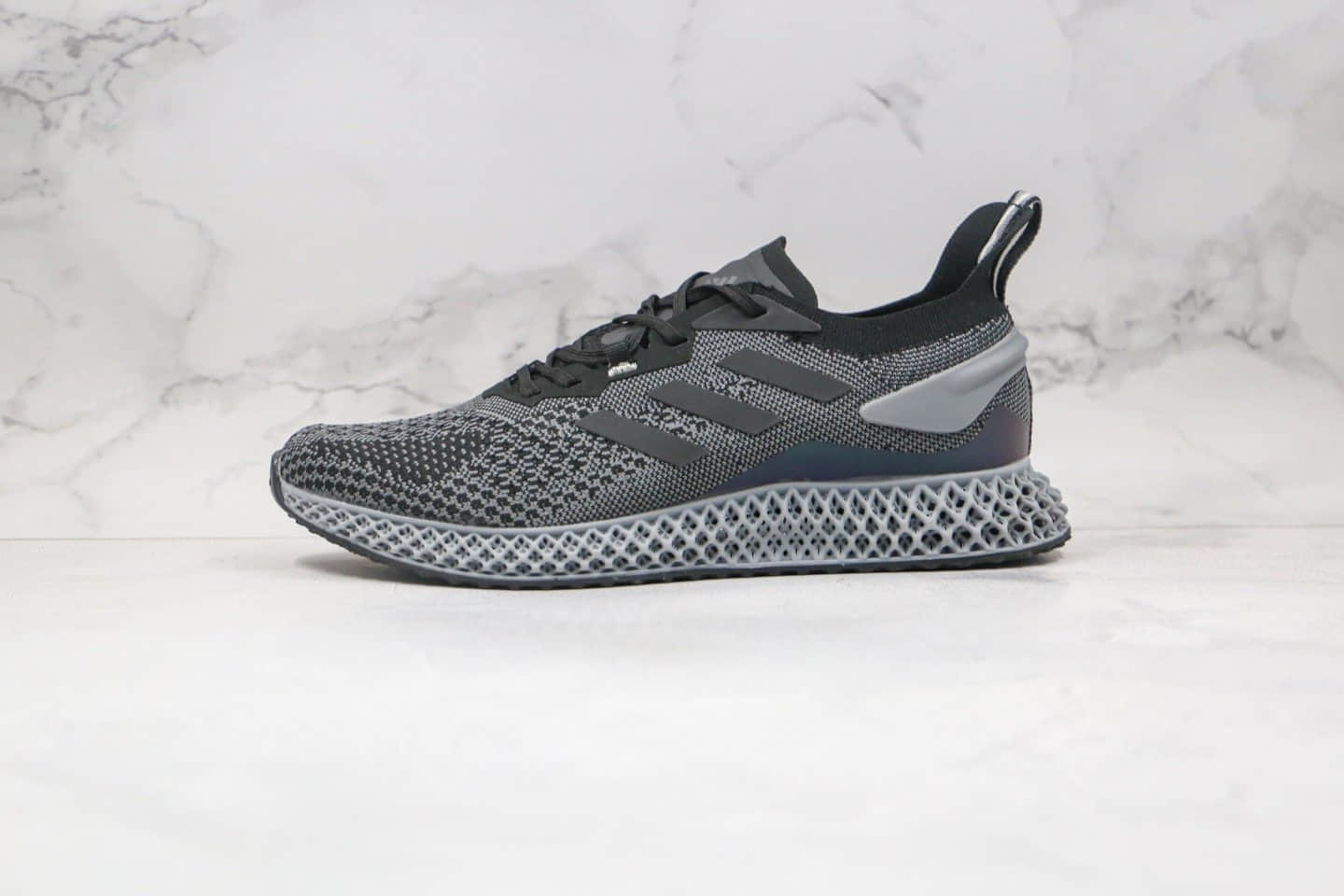 阿迪达斯Adidas Alphaedge 4D X9000纯原版本科技4D大底慢跑鞋灰色原鞋开模一比一打造 货号:FW7098