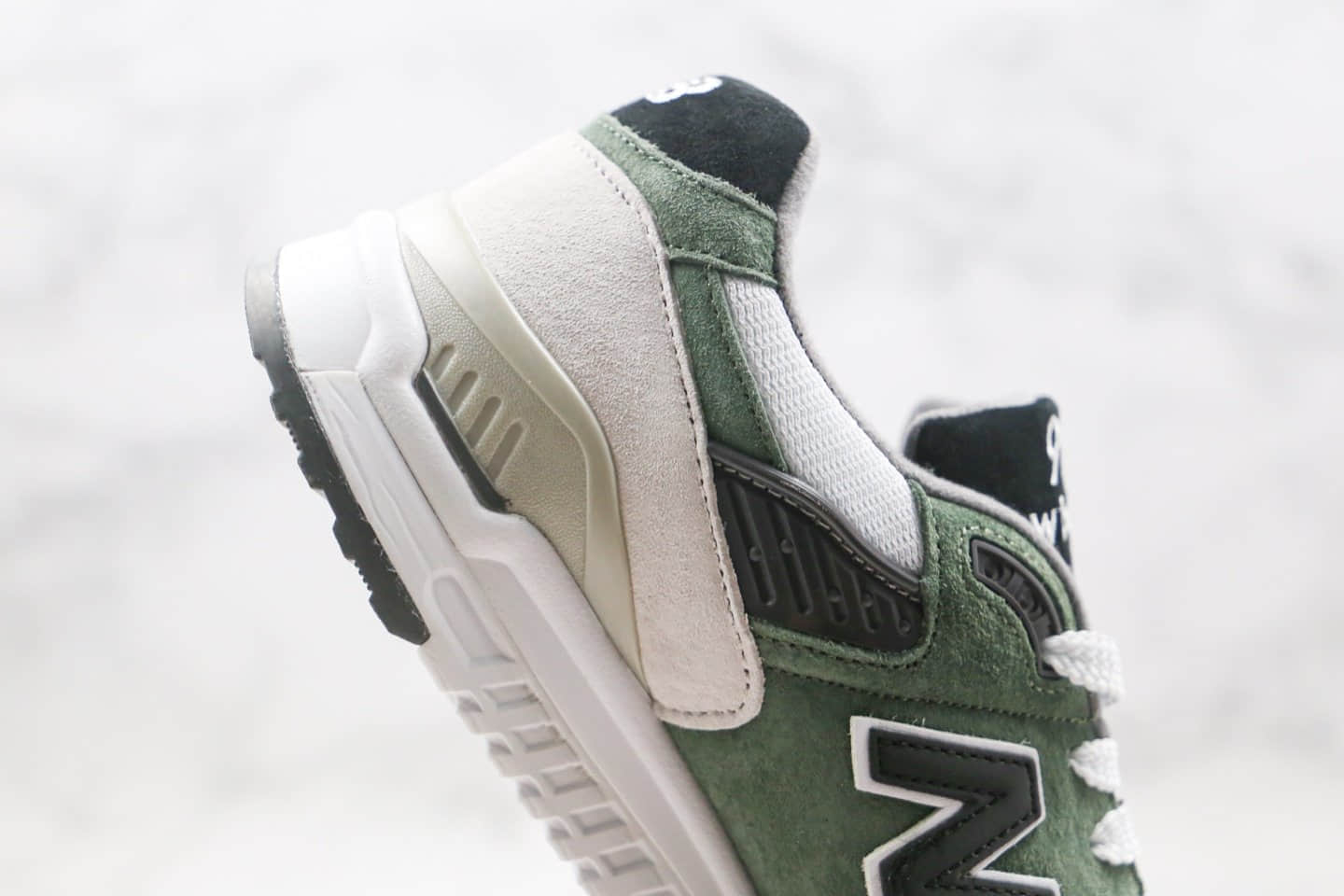 新百伦New Balance 998纯原版本美产NB998复古慢跑鞋绿色原档案数据开发 货号:M998BCA
