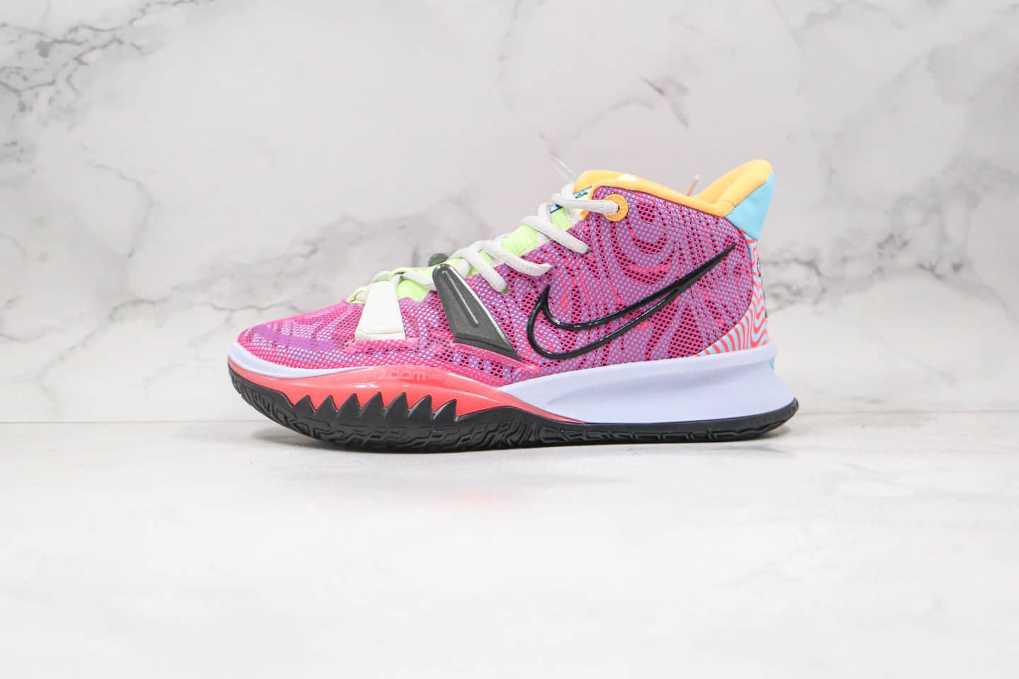 耐克Nike Kyrie 7 Pre Heat Ep公司级版本欧文7代篮球鞋粉紫色内置气垫 货号:DC0588-601