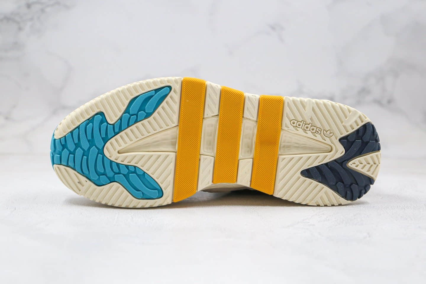 阿迪达斯adidas Originals Niteball纯原版本复古老爹鞋街球系列米白黄黑蓝色原盒原标原楦头纸板打造 货号:FV4842