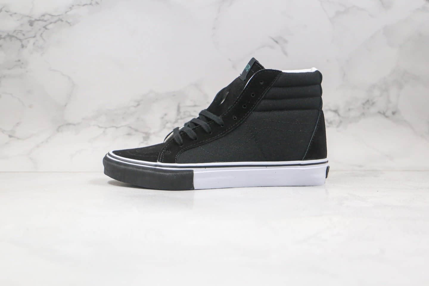 万斯Vans Vault 2020 x H视频内容EN联名款公司级版本高帮军事风黑白色硫化板鞋原档案数据开发