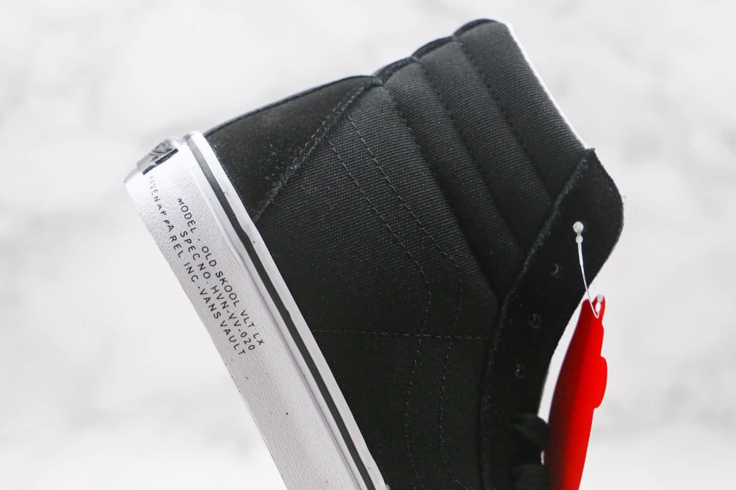 万斯Vans Vault 2020 x H视频内容EN联名款公司级版本高帮军事风黑白色硫化板鞋原档案数据开发