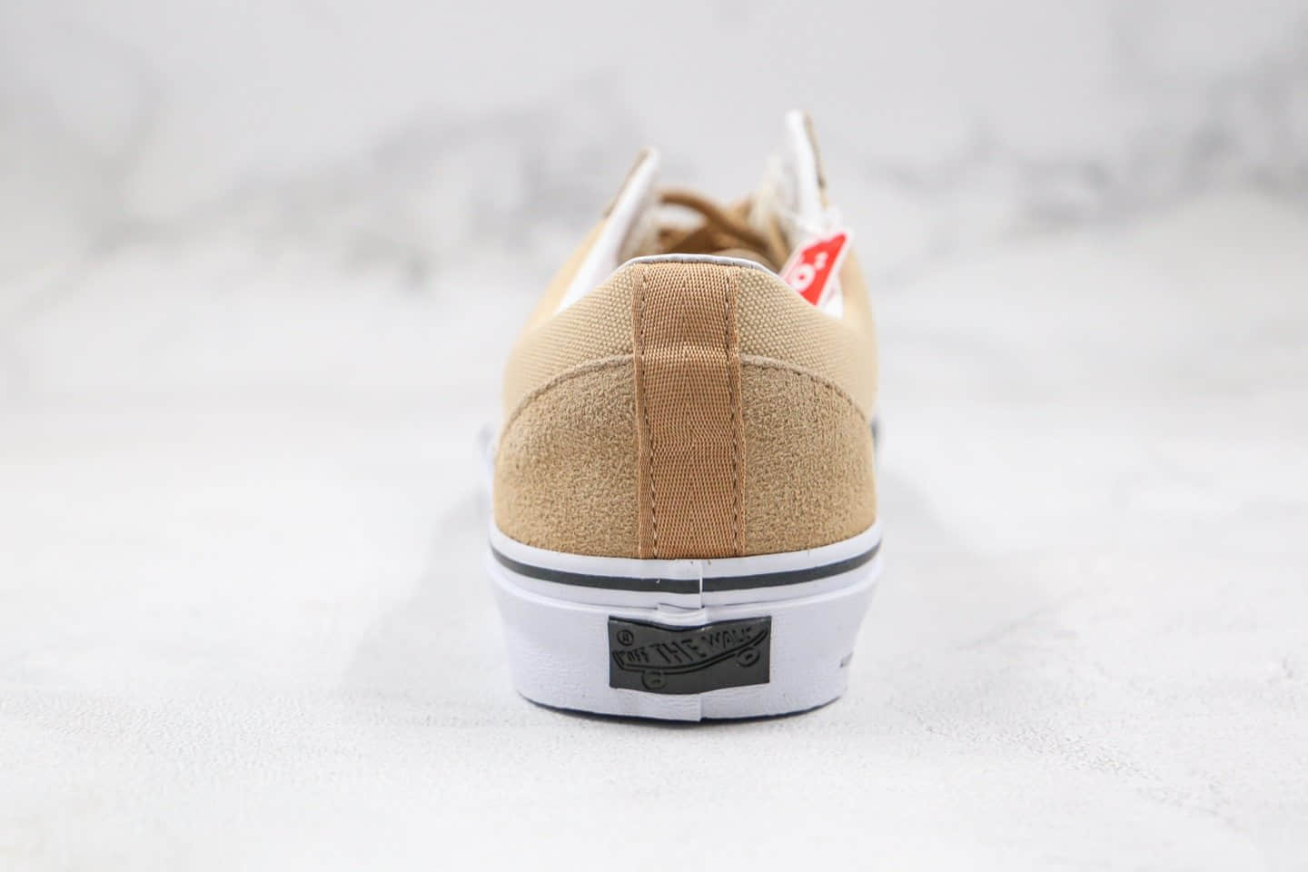 万斯Vans Vault 2020 x H视频内容EN联名款公司级版本低帮军事风沙漠黄黑白拼色硫化板鞋原鞋开模一比一打造