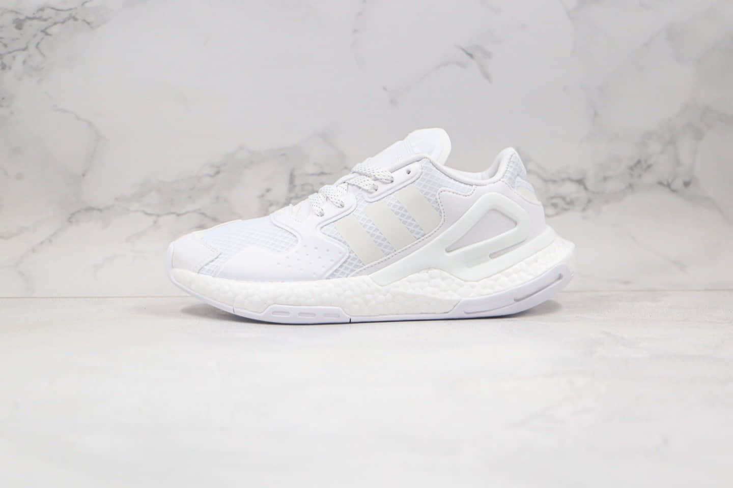 阿迪达斯adidas Originals 2020 Day Jogger Boost 2020纯原版本三叶草夜行者二代爆米花跑鞋白色原盒原标 (ID:56186) - 图片1