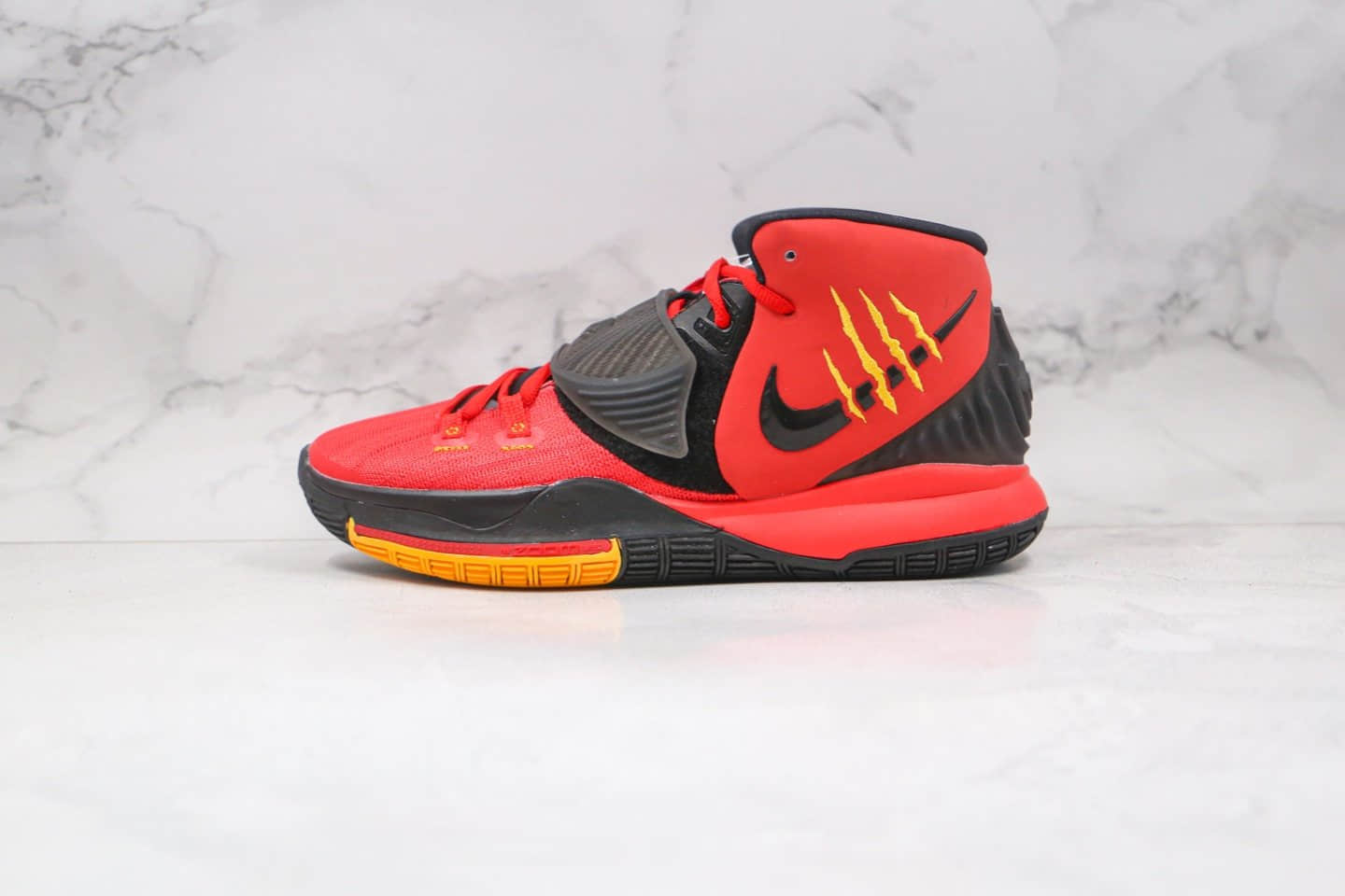 耐克Nike Kyrie 6 Bruce LeeBM纯原版本欧文6代李小龙黑红色篮球鞋内置气垫原盒原标 (ID:56406) - 图片1