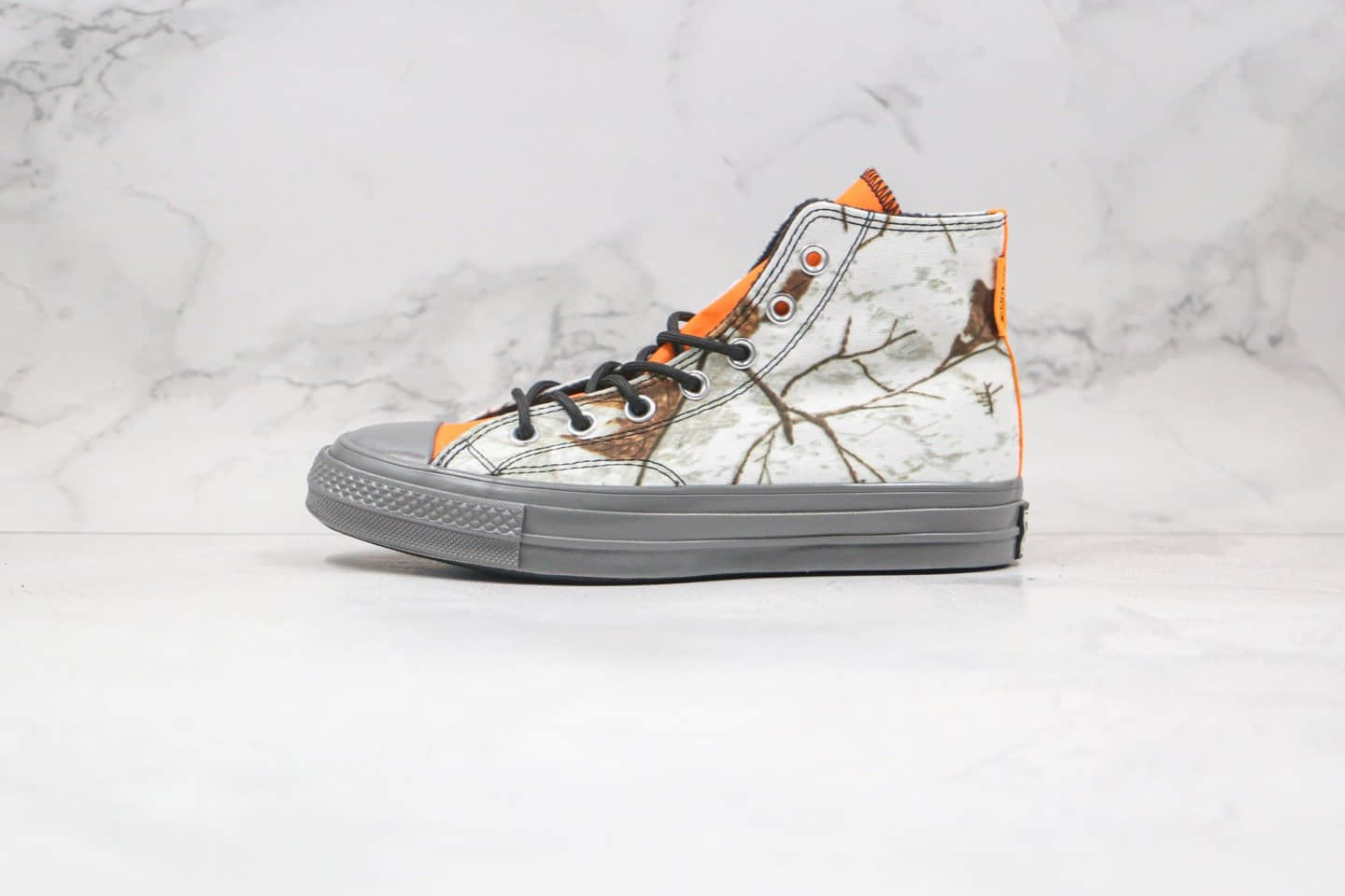 匡威Converse GORE-TEX公司级版本高帮迷彩枫叶灰橙色城市机能鞋原档案数据开发 (ID:56458) - 图片1