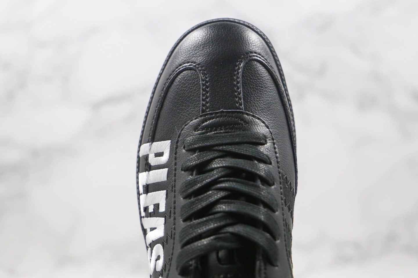 阿迪达斯Adidas Samba PLEASURES纯原版本桑巴字母印花黑色板鞋原盒原标原档案数据开发 货号:F35208