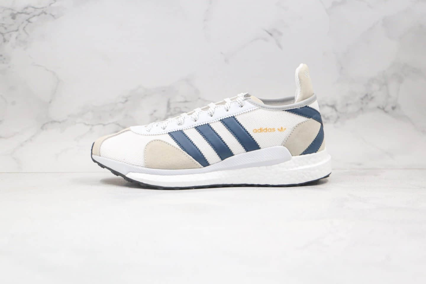 阿迪达斯adidas Tokio Solar x Human Made联名款纯原版本三叶草爆米花复古板鞋原楦头纸板打造 (ID:56490) - 图片1