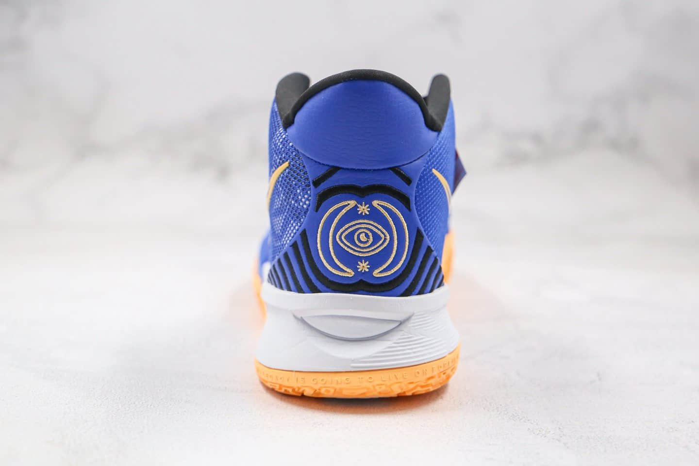 耐克Nike Kyrie 7 Pre Heat Ep纯原版本欧文7代实战篮球鞋蓝橙色内置气垫支持实战 货号:CT4080-400