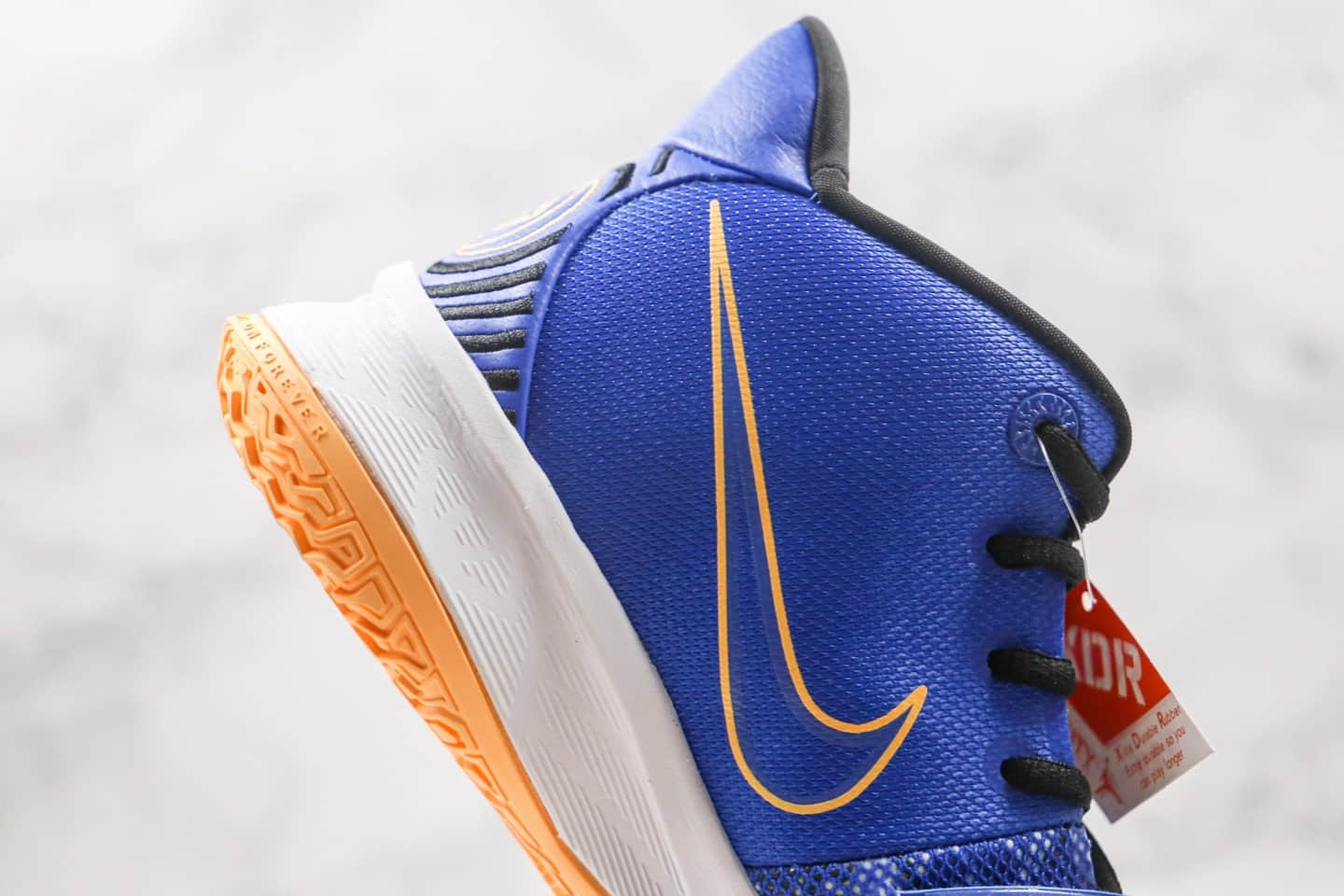 耐克Nike Kyrie 7 Pre Heat Ep纯原版本欧文7代实战篮球鞋蓝橙色内置气垫支持实战 货号:CT4080-400