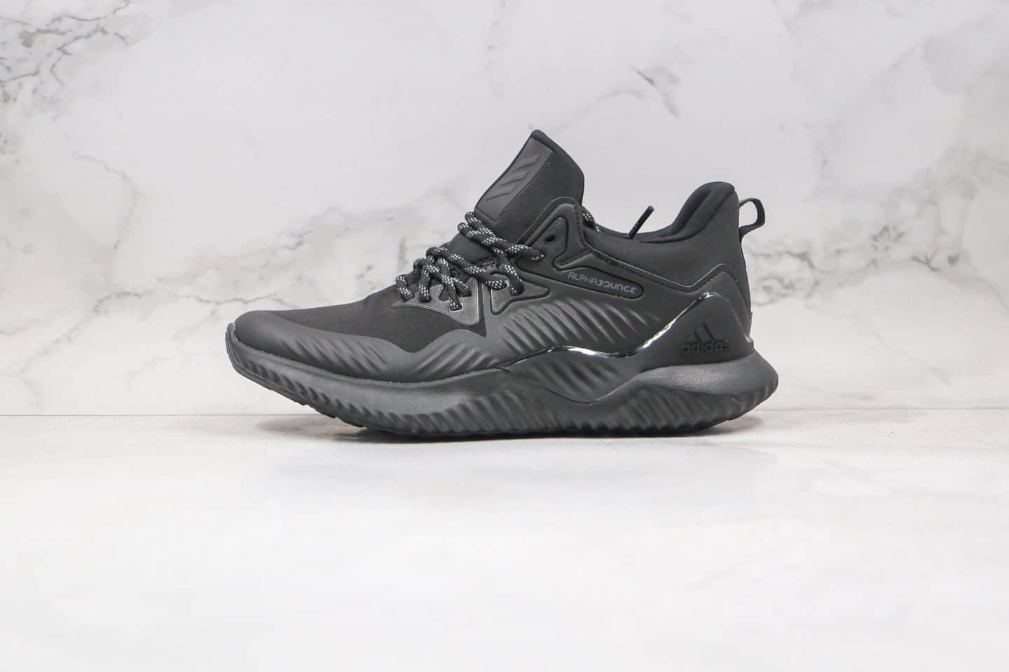 阿迪达斯adidas AlphaBounce Beyond纯原版本阿尔法八代跑鞋黑武士市售最高版本 (ID:56975) - 图片1