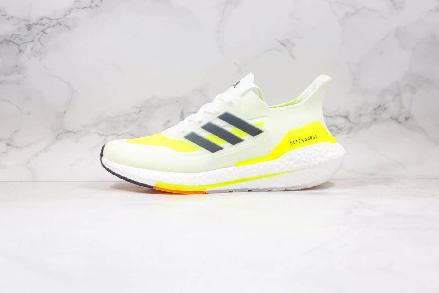 阿迪达斯adidas ultra boost 2021纯原版本爆米花跑鞋UB7.0白黑绿色原厂巴斯夫爆米花大底 (ID:57032) - 图片1