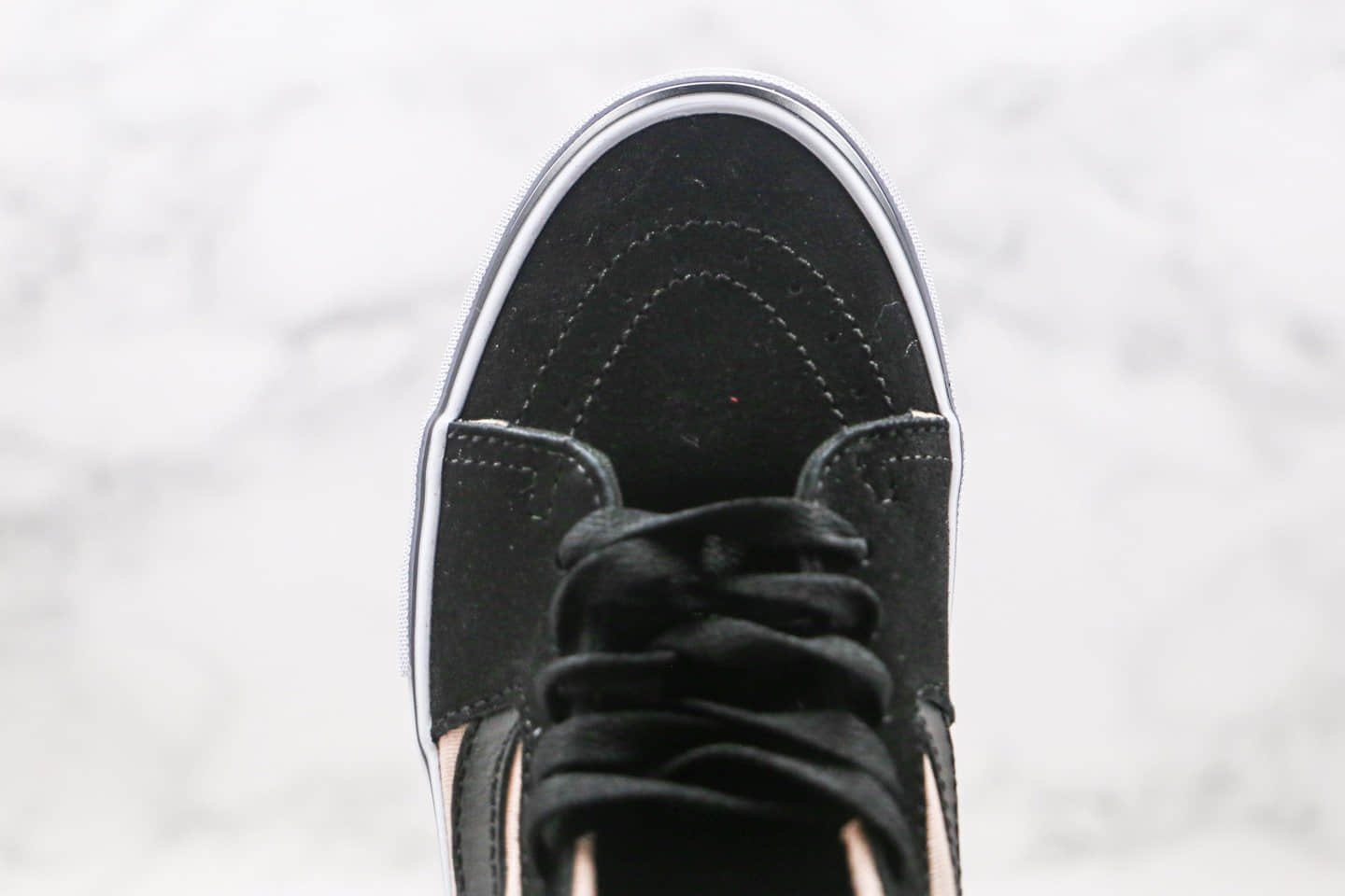 万斯VANS Sk8-CAP公司级版本中帮拼色黑卡其色硫化板鞋原楦头纸板打造 货号:VNOA437UQ2Q