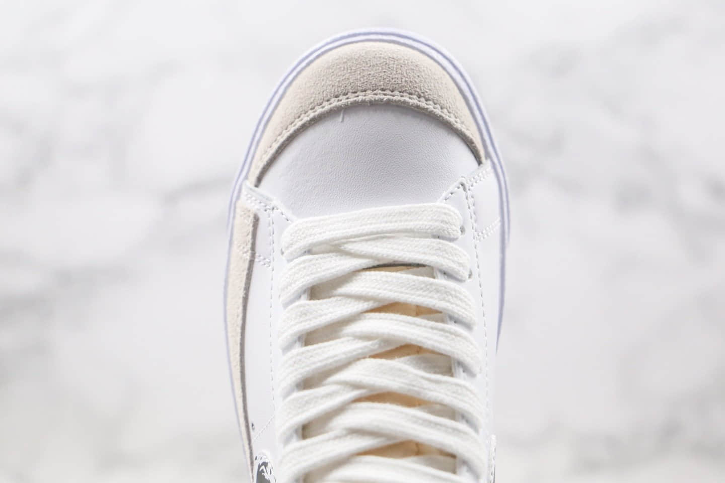 耐克Nike Blazer Mid VNTG 77纯原版本中帮开拓者涂鸦黑勾板鞋内置Zoom气垫 货号:CW7580-110