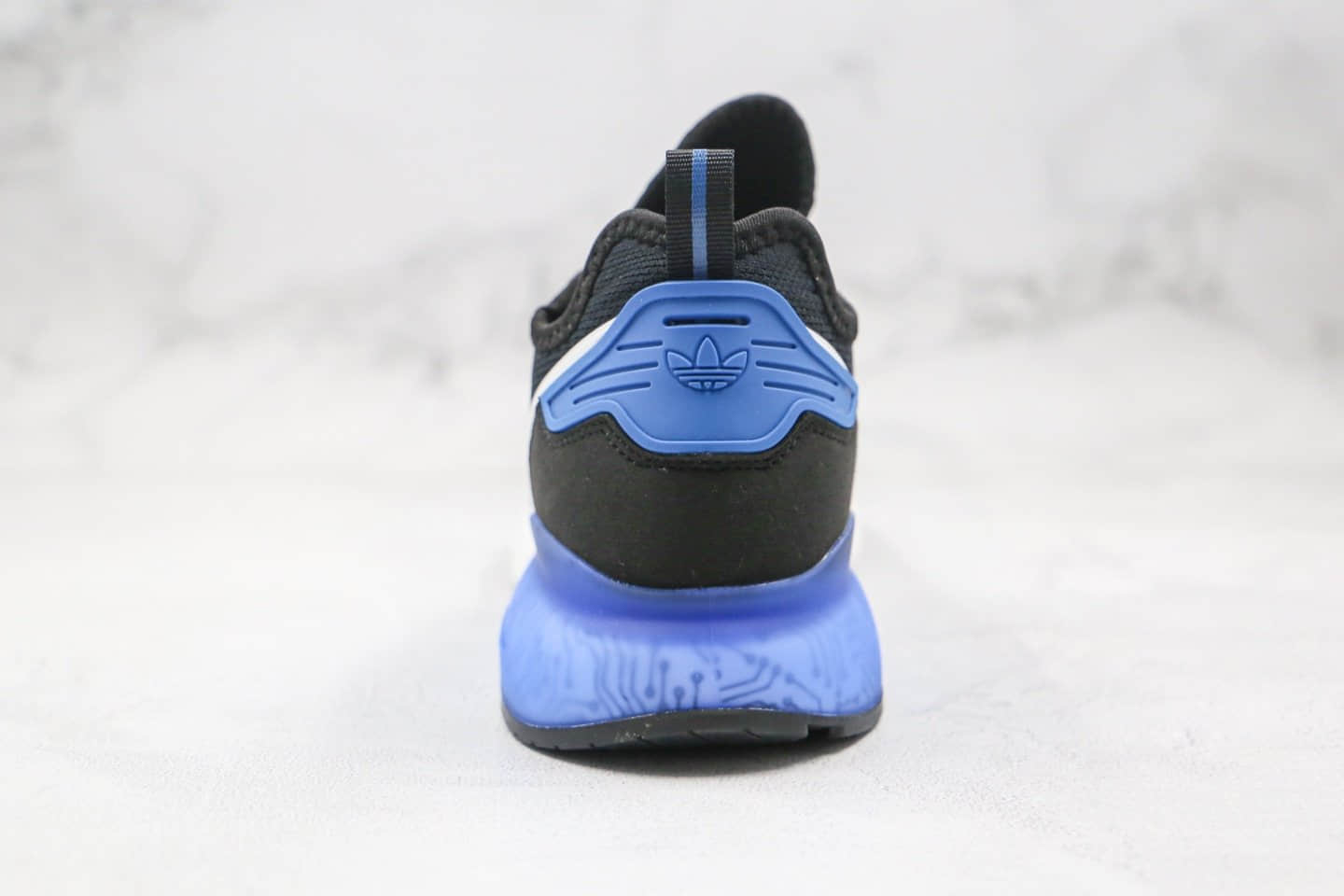 阿迪达斯Adidas Originals ZX 2K Boost纯原版本爆米花跑鞋易烊千玺同款ZX 2K黑蓝色原鞋开模一比一打造 货号:FY1458