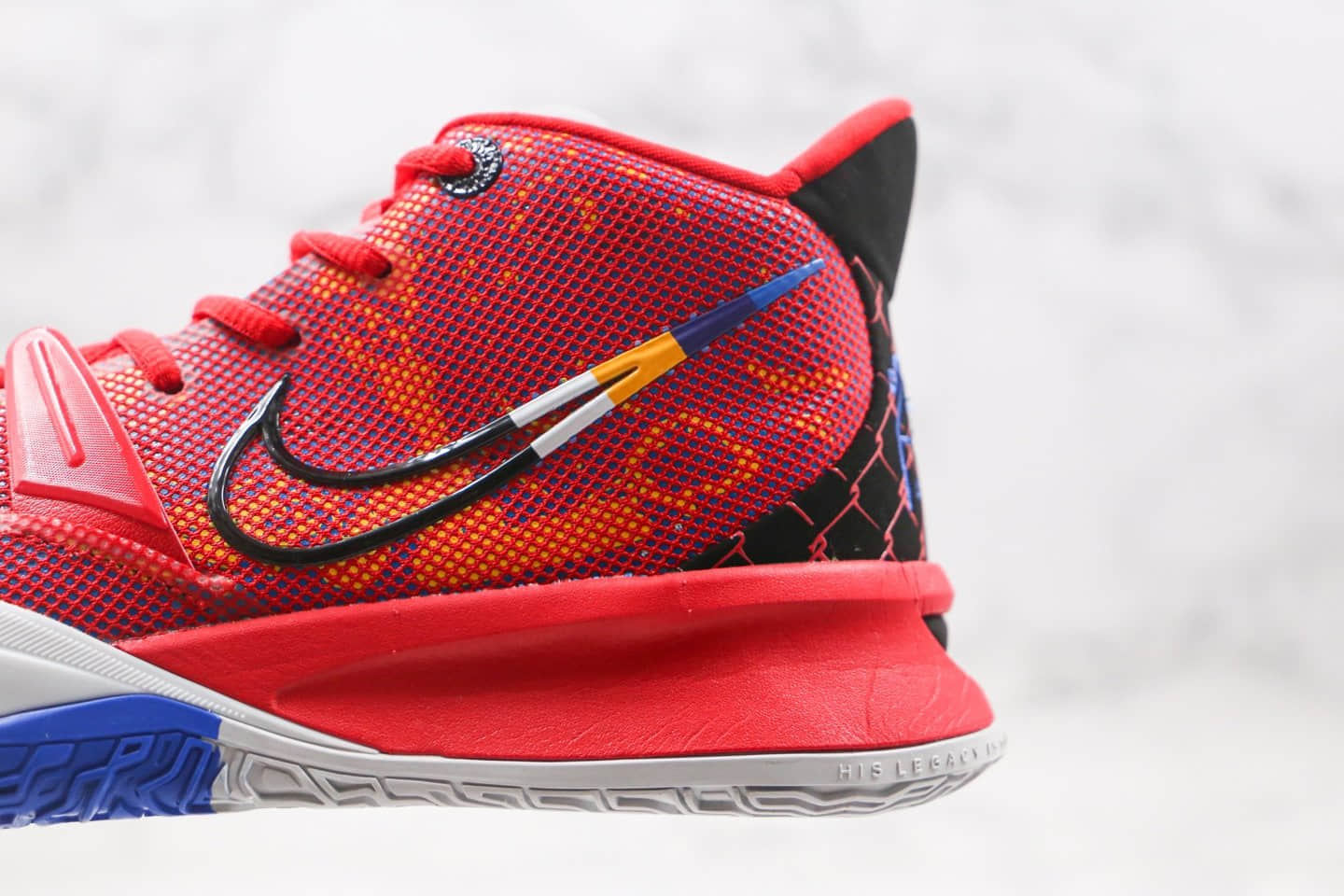 耐克Nike Kyrie 7 Pre Heat Ep纯原版本欧文7代篮球鞋红色内置气垫原盒原标 货号:DC0588-600