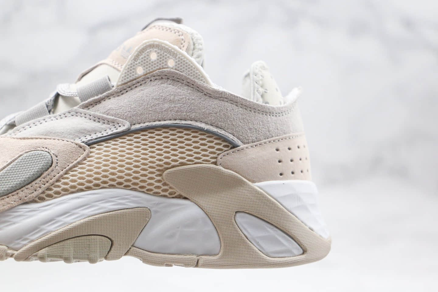阿迪达斯adidas Originals Streetball纯原版本街头复古篮球鞋米白色原档案数据开发原盒原标 货号:FV4829