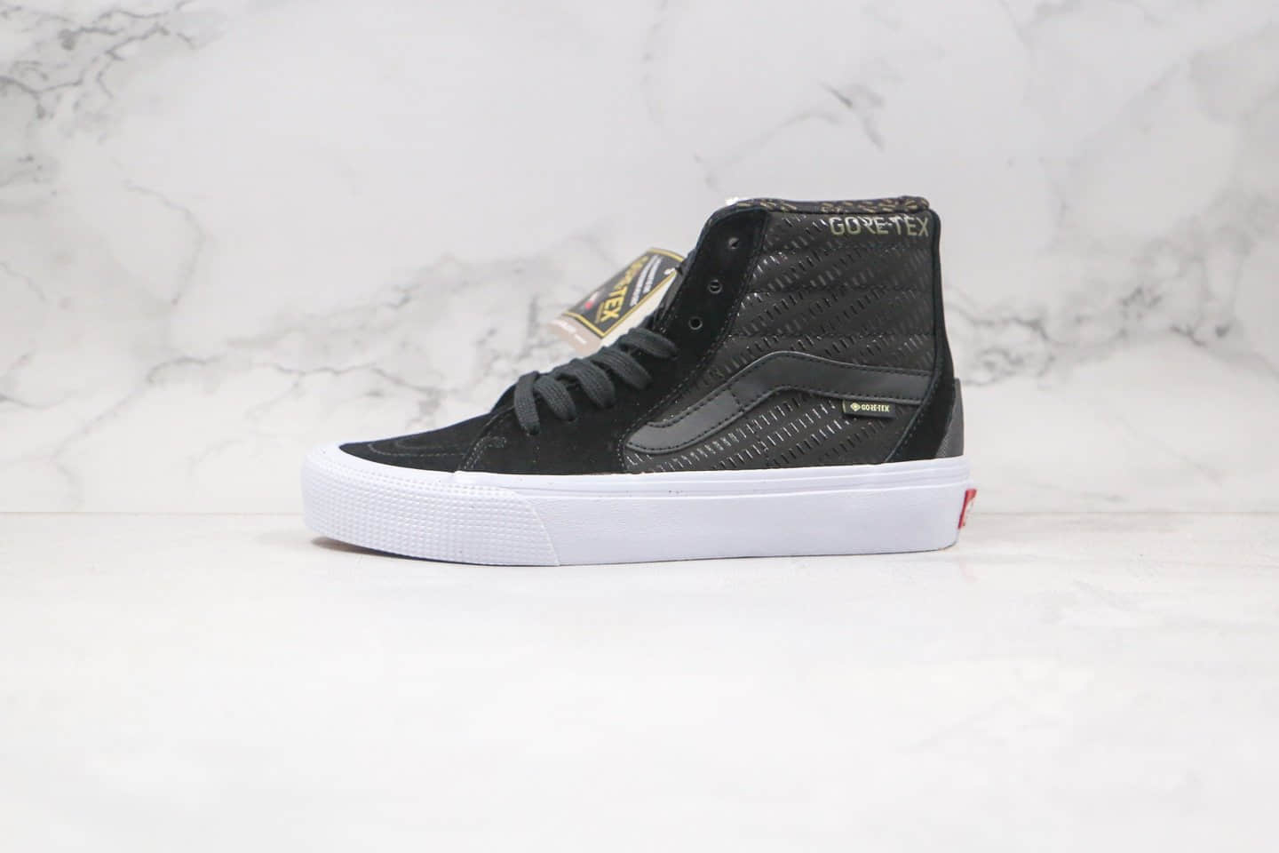 万斯Vans Sk8-HI Gore-Tex公司级版本高帮机能黑色TEX硫化板鞋原鞋开模一比一打造 (ID:58581) - 图片1