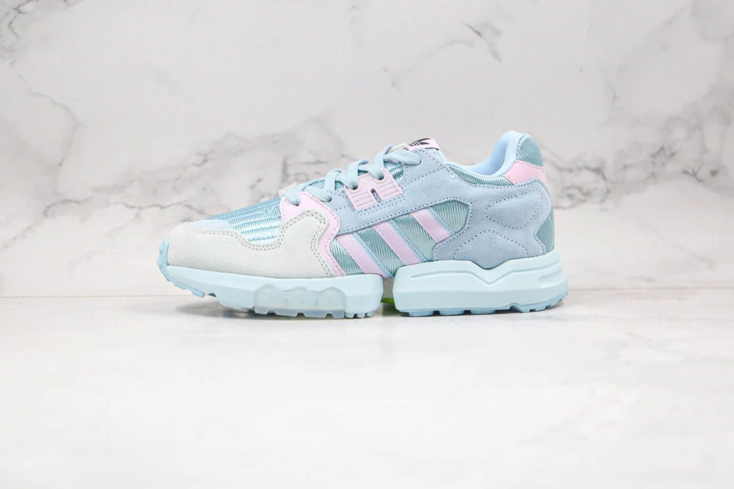 阿迪达斯Adidas ZX Torsion纯原版本爆米花跑鞋ZX扭转系列蓝色原楦头纸板打造 (ID:58716) - 图片1