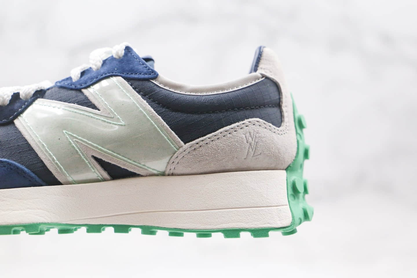 新百伦New Balance 327纯原版本复古NB327慢跑鞋灰蓝色原档案数据开发 货号：WS327WNL