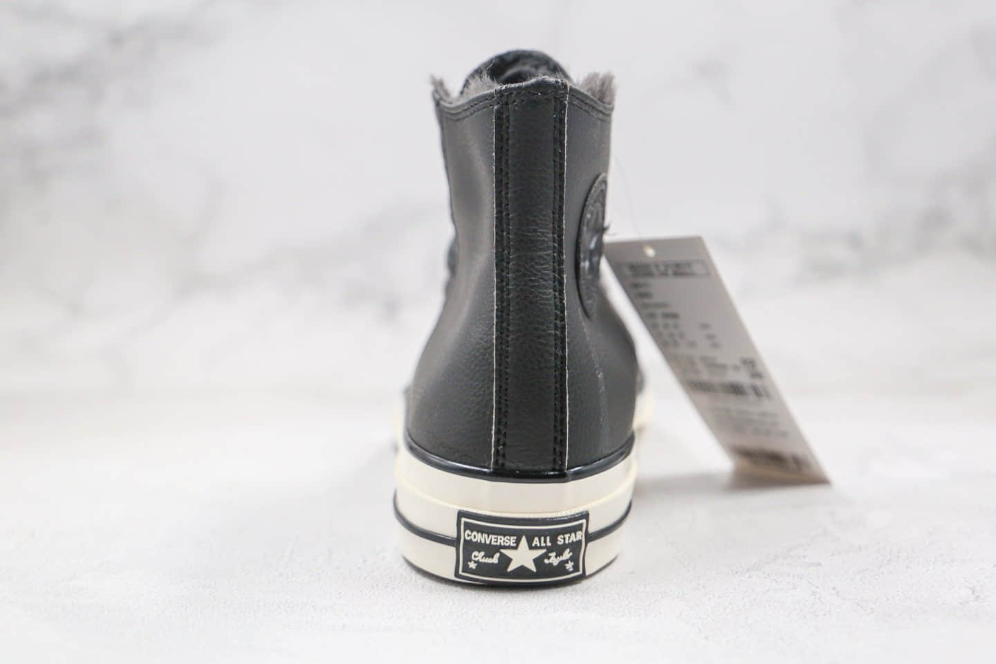 匡威Converse Chuck 70s公司级版本高帮皮面1970S加绒款黑色硫化板鞋原鞋开模一比一打造 货号:569516C