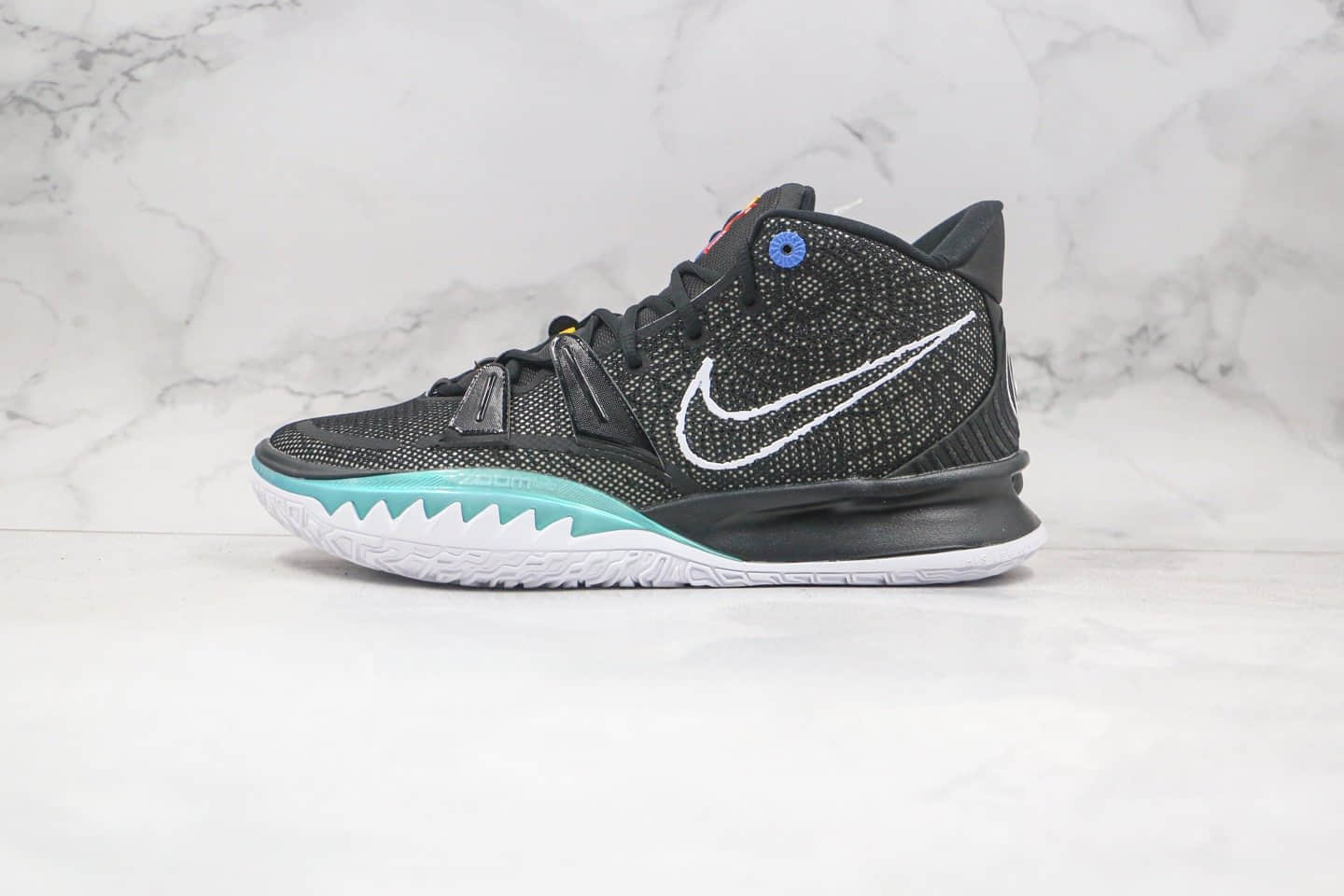 耐克Nike Kyrie 7纯原版本欧文7代黑白色篮球鞋内置气垫支持实战 货号:CQ9327-002