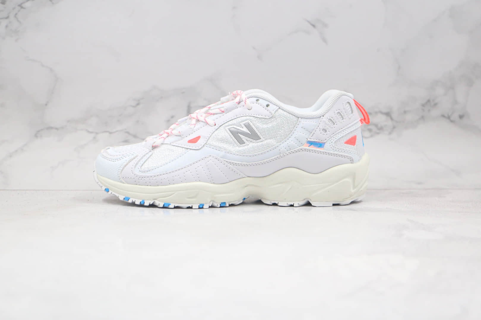 新百伦New Balance 703纯原版本复古越野跑鞋NB703白蓝色原档案数据开发原盒原标 货号:WL703BC