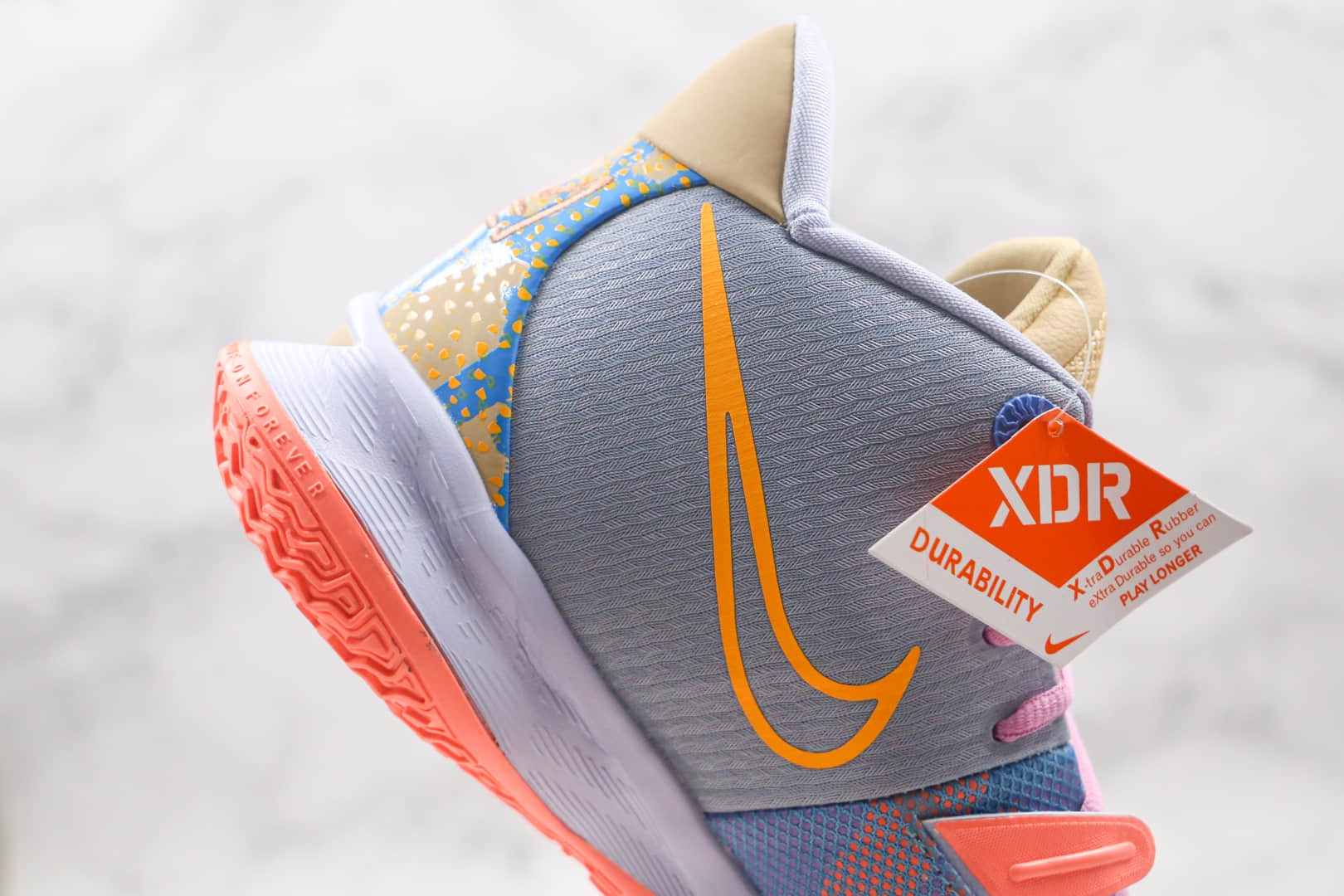 耐克Nike Kyrie 7 EXPRESSIONS纯原版本欧文7代艺术主题蓝粉色篮球鞋内置气垫支持实战 货号:DC0589-003