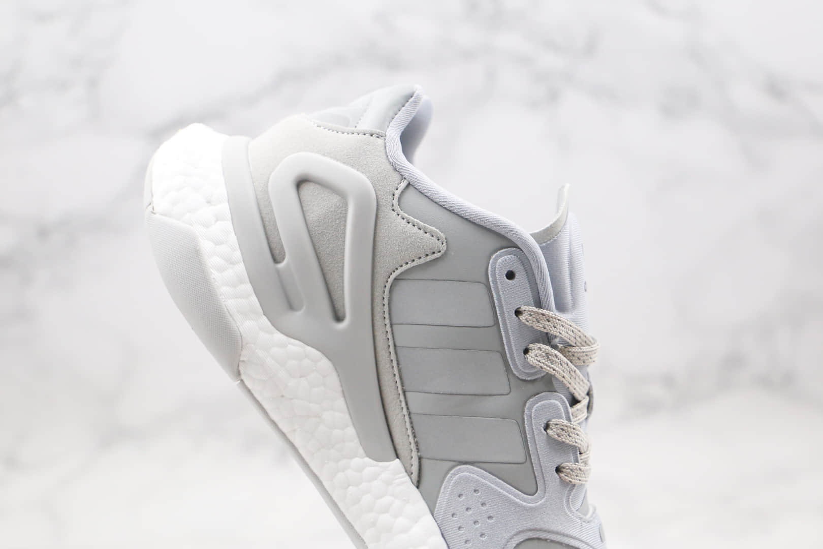 阿迪达斯Adidas Originals 2020 Day Jogger Boost纯原版本夜行者二代爆米花跑鞋灰白色原楦头纸板打造 货号:FW4823