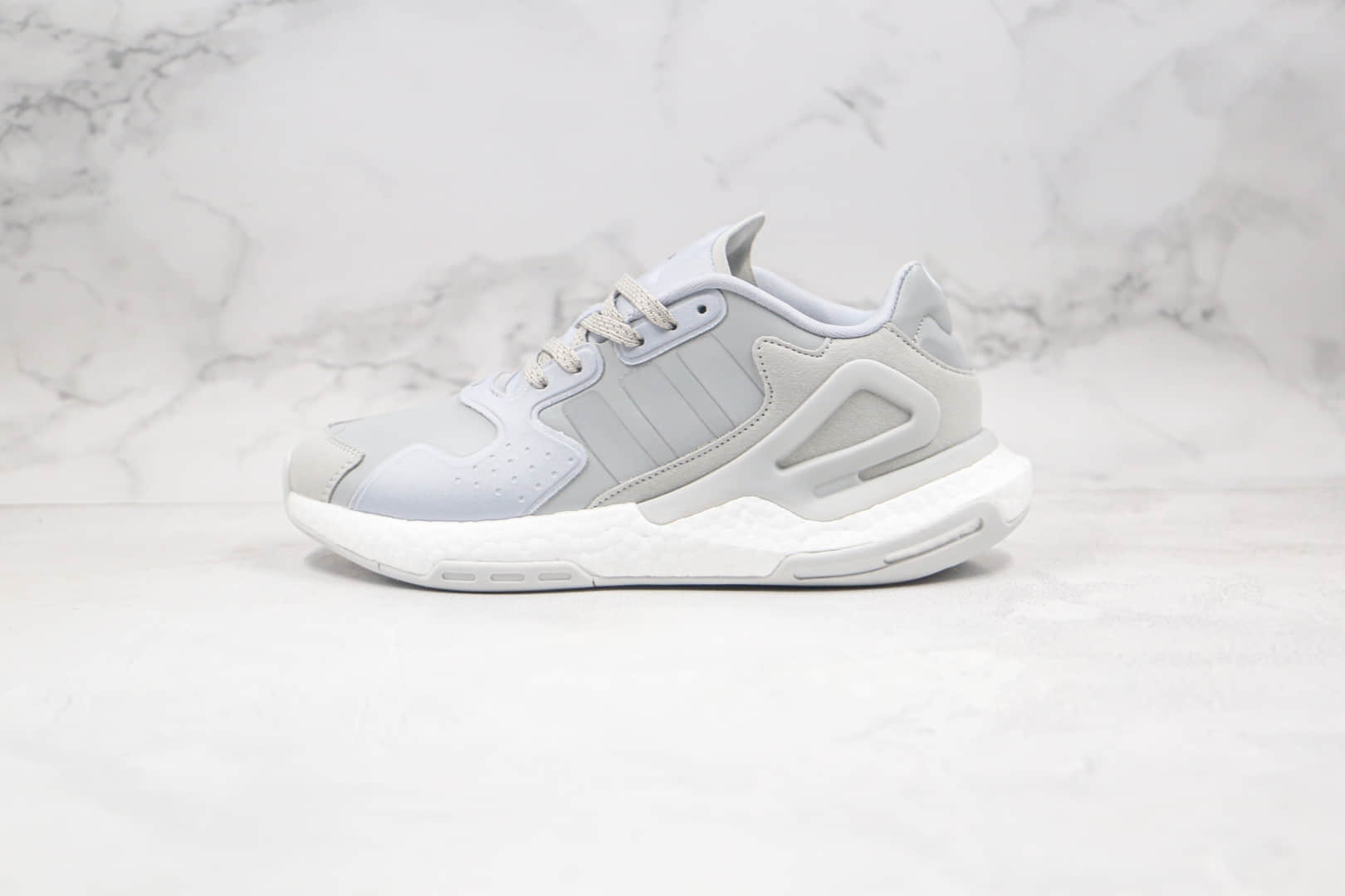 阿迪达斯Adidas Originals 2020 Day Jogger Boost纯原版本夜行者二代爆米花跑鞋灰白色原楦头纸板打造 货号:FW4823
