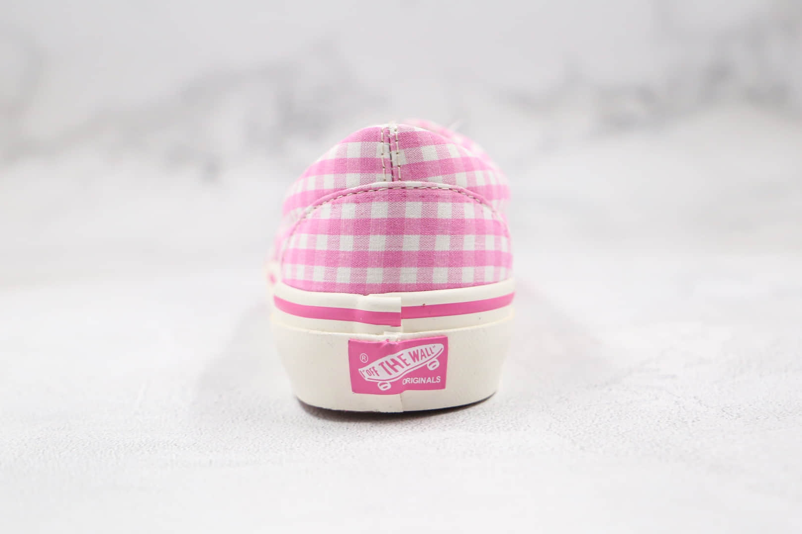 万斯Vans Vault x 敏感内容G Girl公司级版本低帮支线联名款格子粉色硫化板鞋原盒原标内置钢印