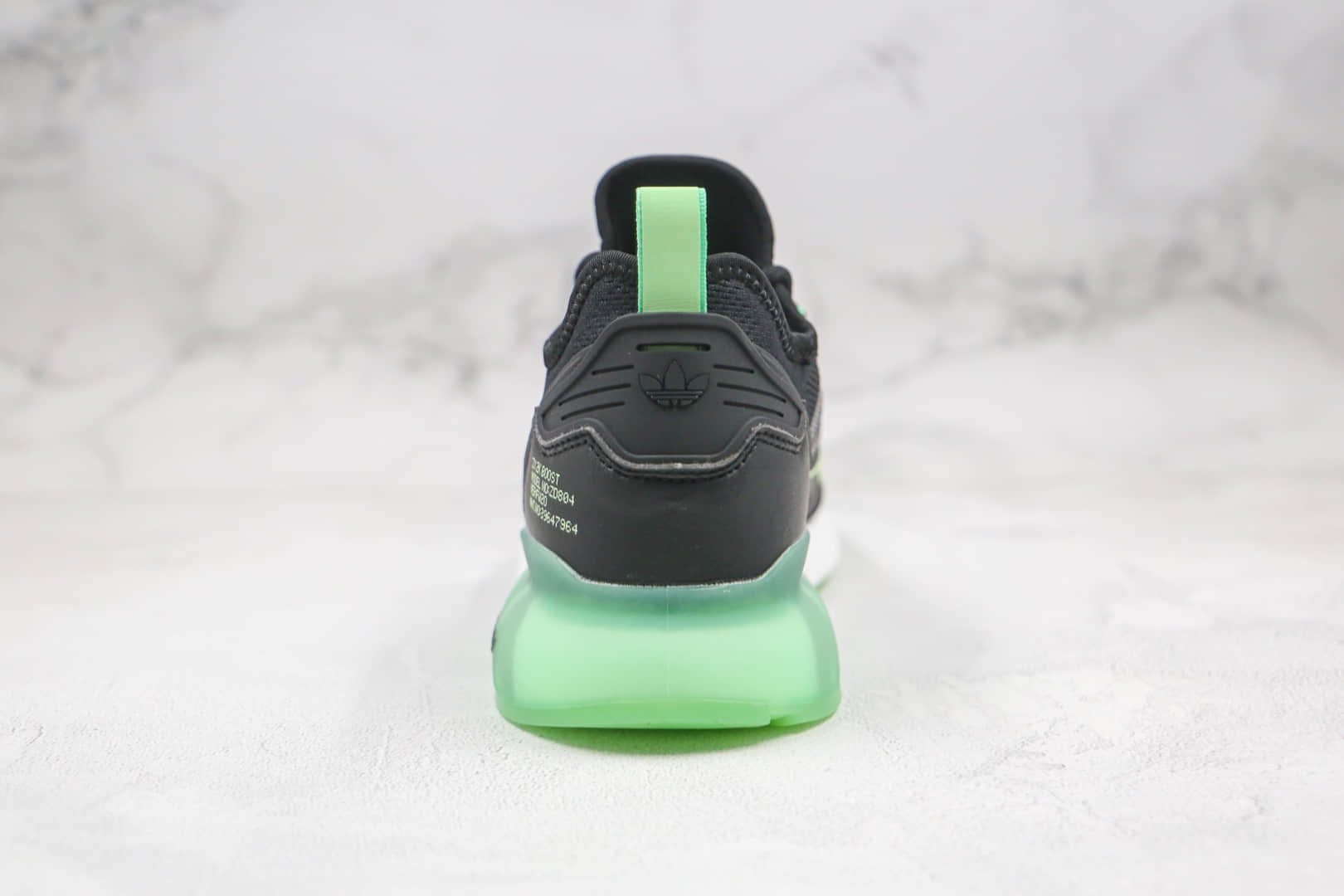 阿迪达斯Adidas Originals ZX 2K Boost纯原版本爆米花易烊千玺同款黑绿色原盒原标 货号:H67935